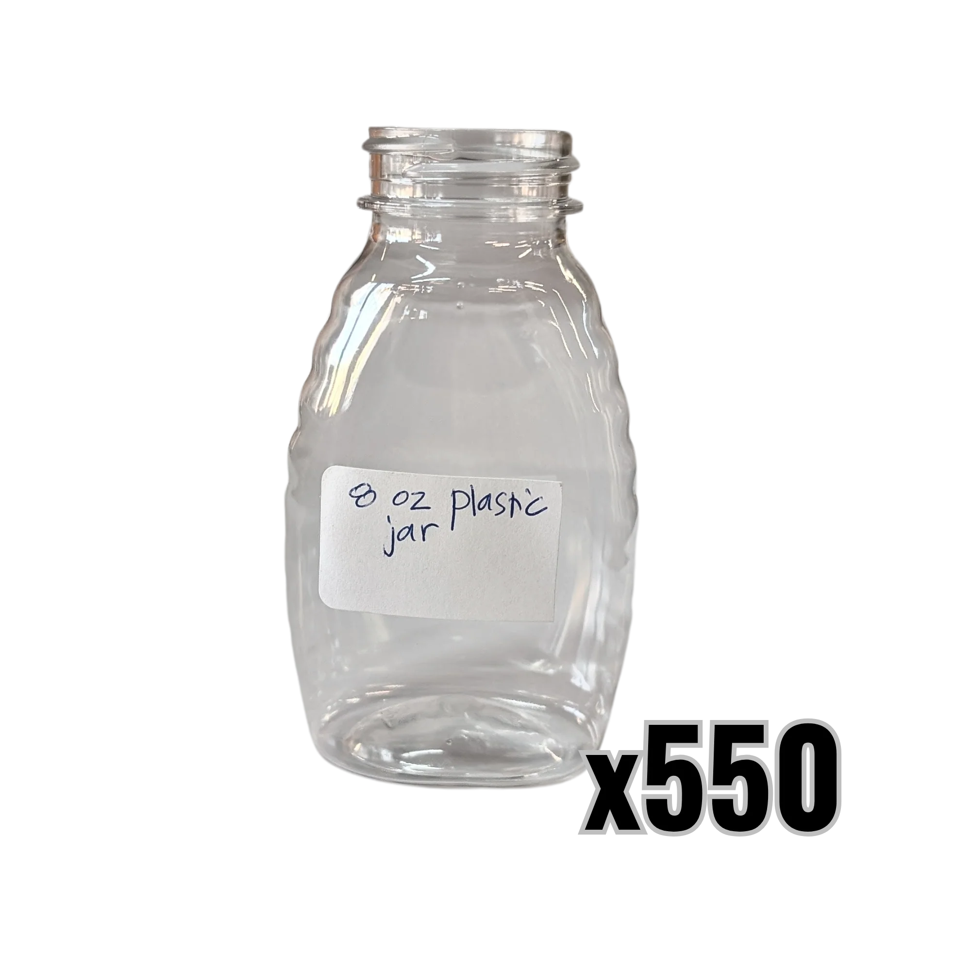 8 oz Plastic Classic Honey Jars - Image 6