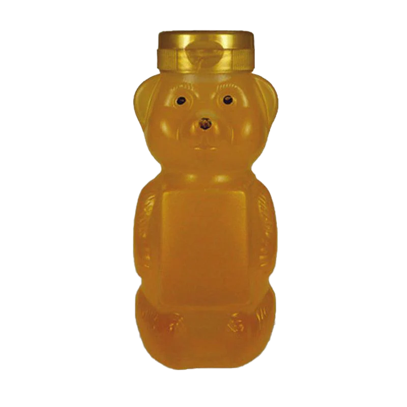 8 oz Plastic Flat Panel Honey Bears - Image 4