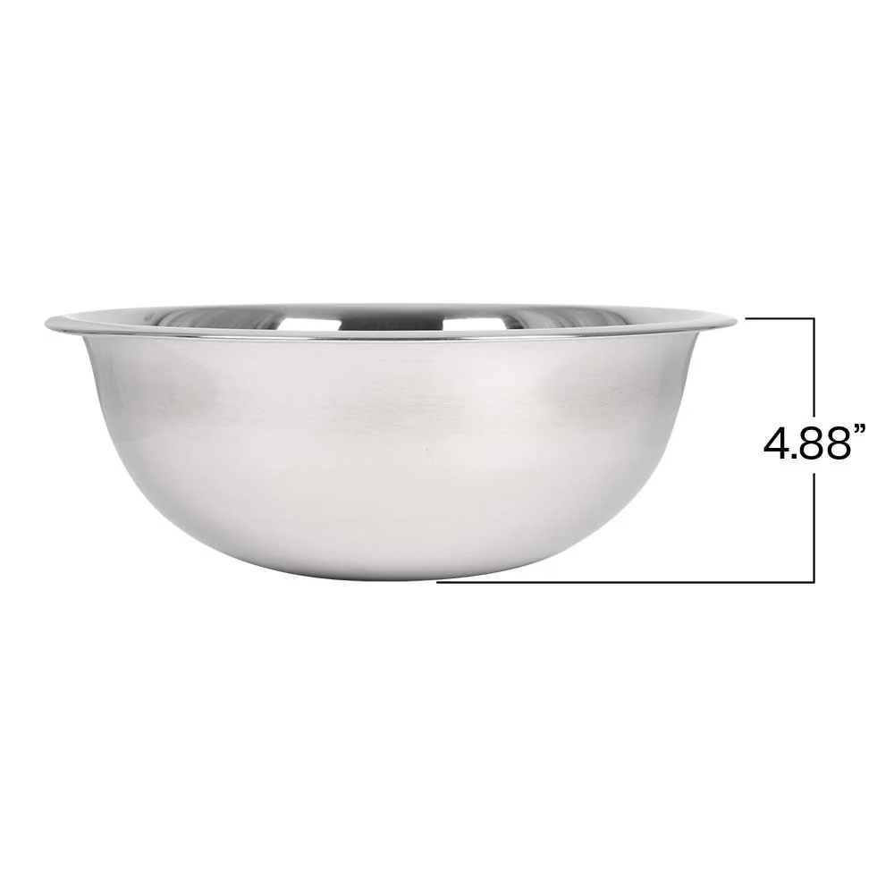 8-Qt Extra Heavy Stainless Steel Mixing Bowl - Image 6