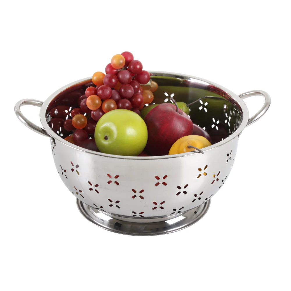 8 Qt Stainless Steel Colander - Image 2