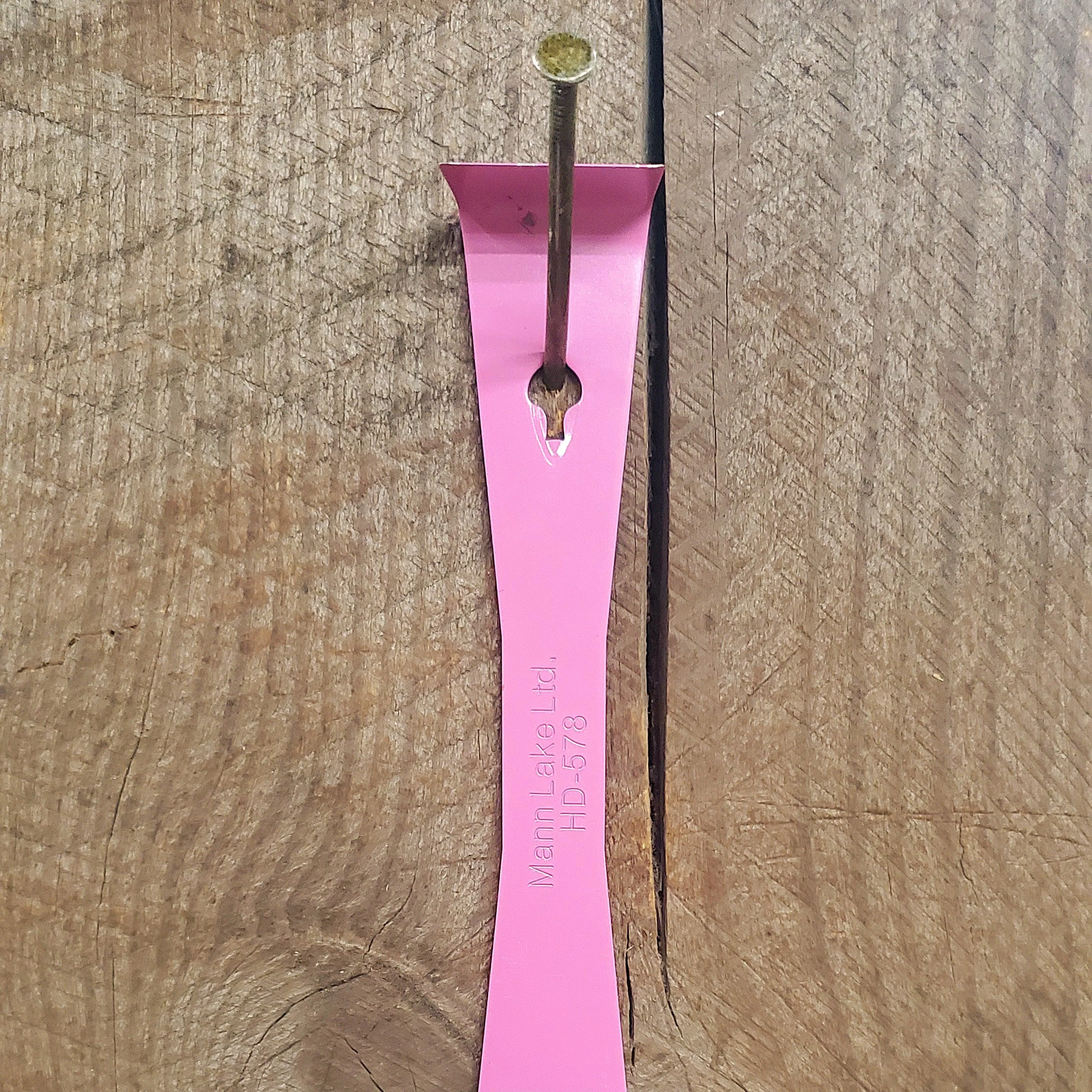 9 1/2 inch Pink Hive Tool - Image 3
