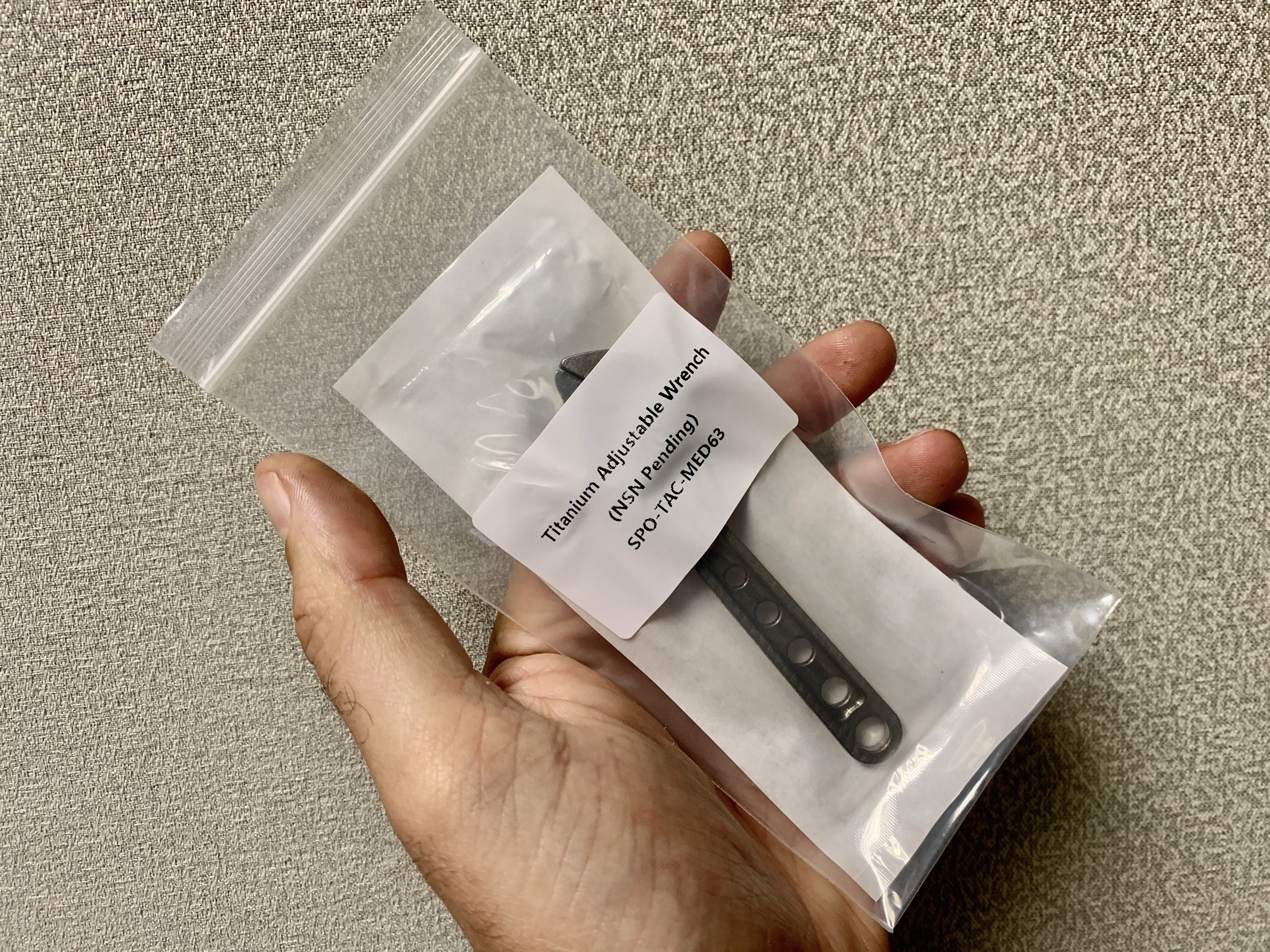 Adjustable Wrench - Titanium 4 Inch ( NSN Pending ) - Image 7