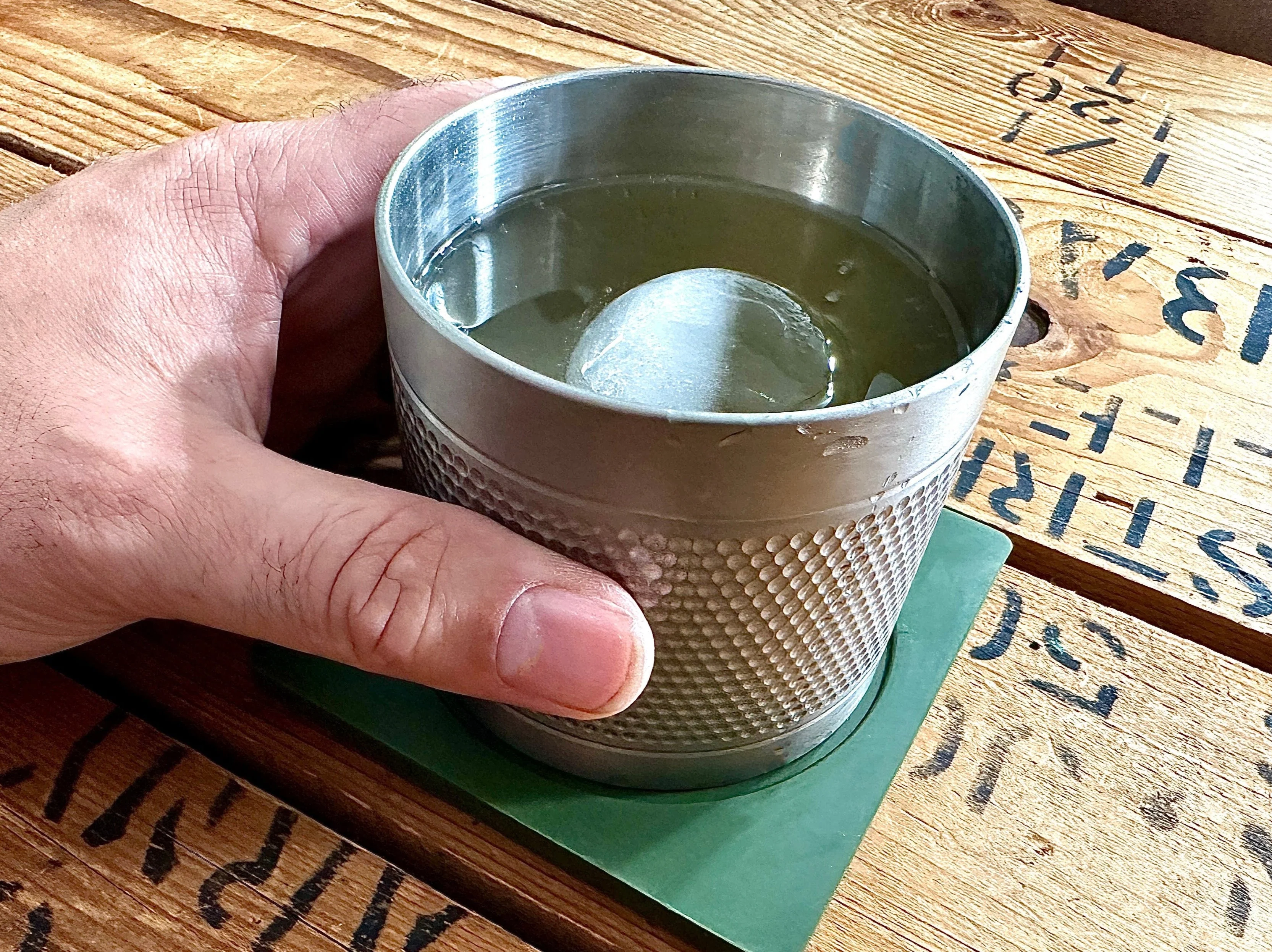 Aerospace Titanium Lowball - Machined Titanium 14 Oz Cup - Image 2