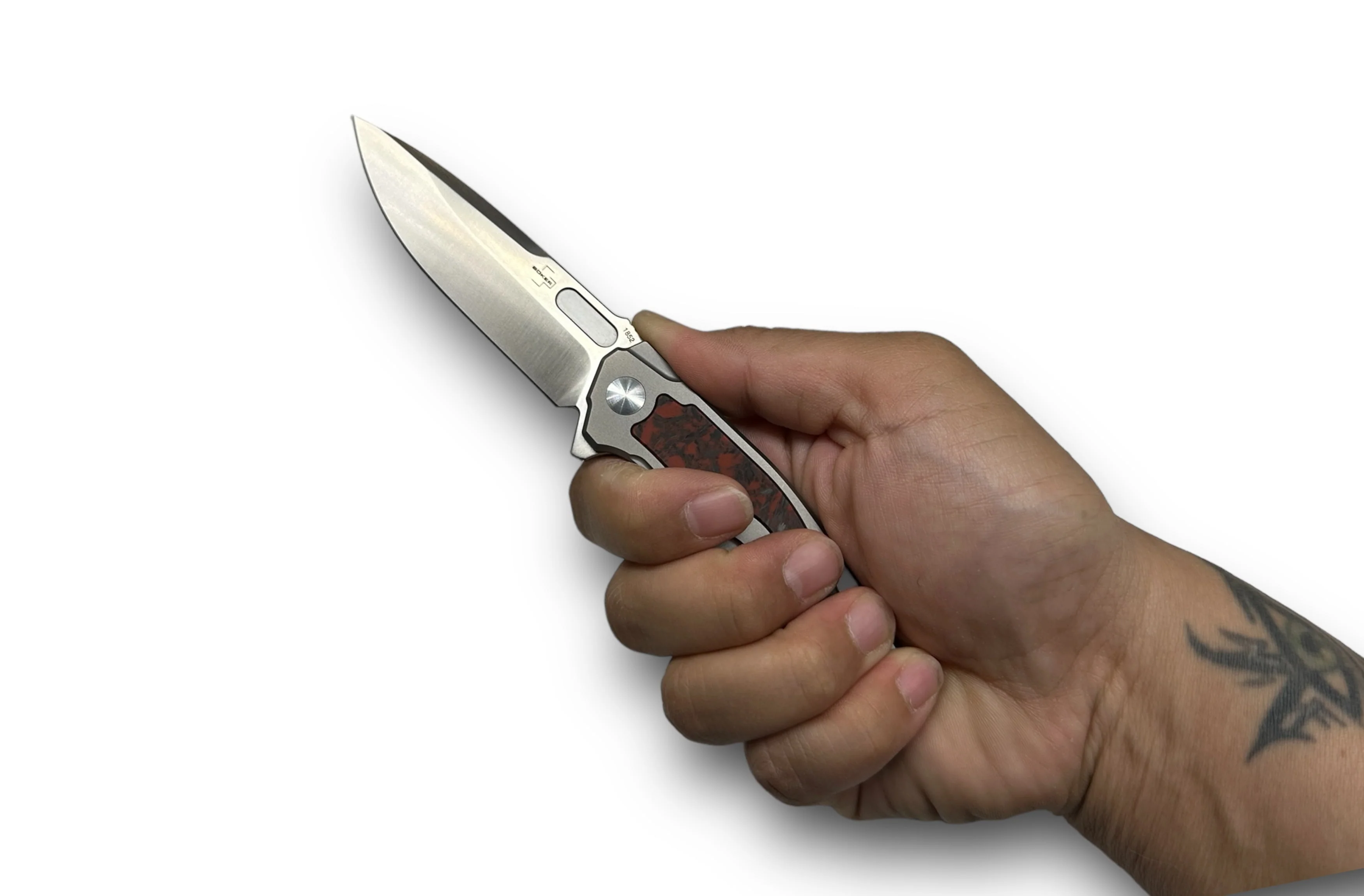 Apex Mini Wild Carbon Fiber / Titanium - Burnley Knife - Boker Plus - Image 16