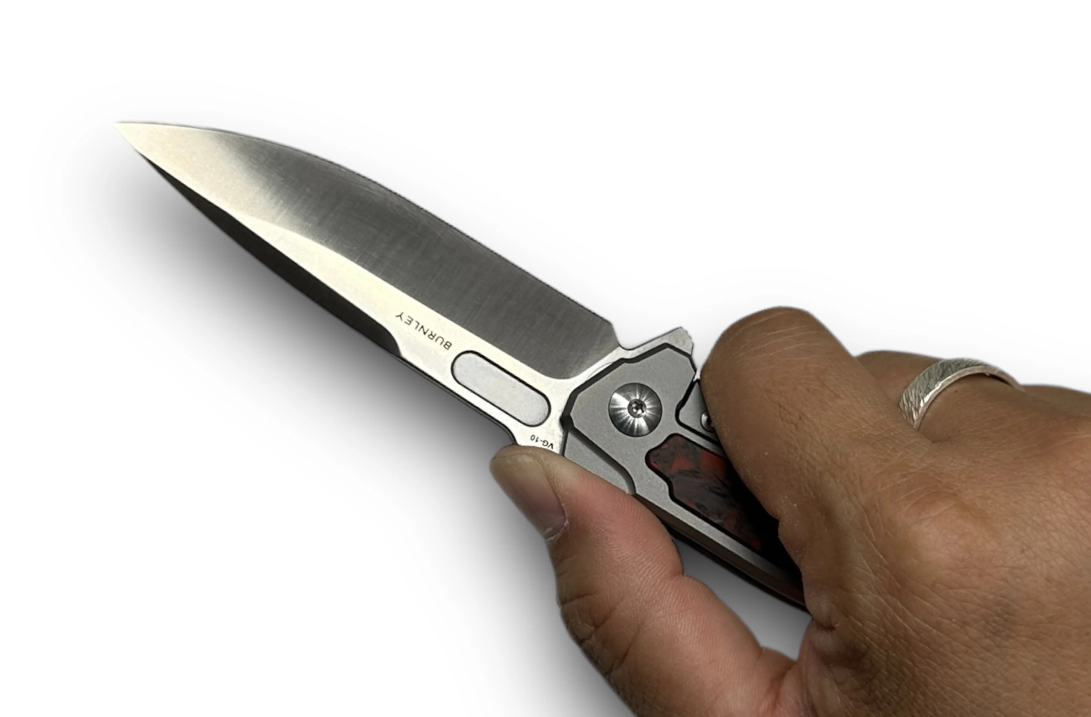 Apex Mini Wild Carbon Fiber / Titanium - Burnley Knife - Boker Plus - Image 2