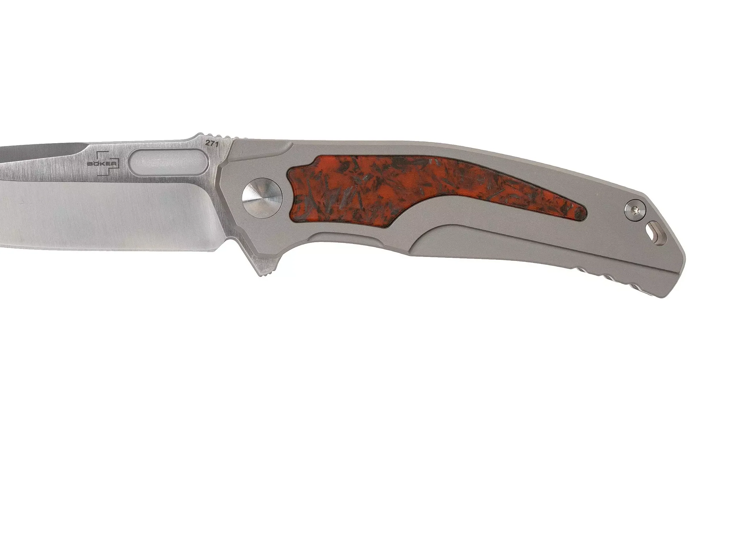 Apex Mini Wild Carbon Fiber / Titanium - Burnley Knife - Boker Plus - Image 6