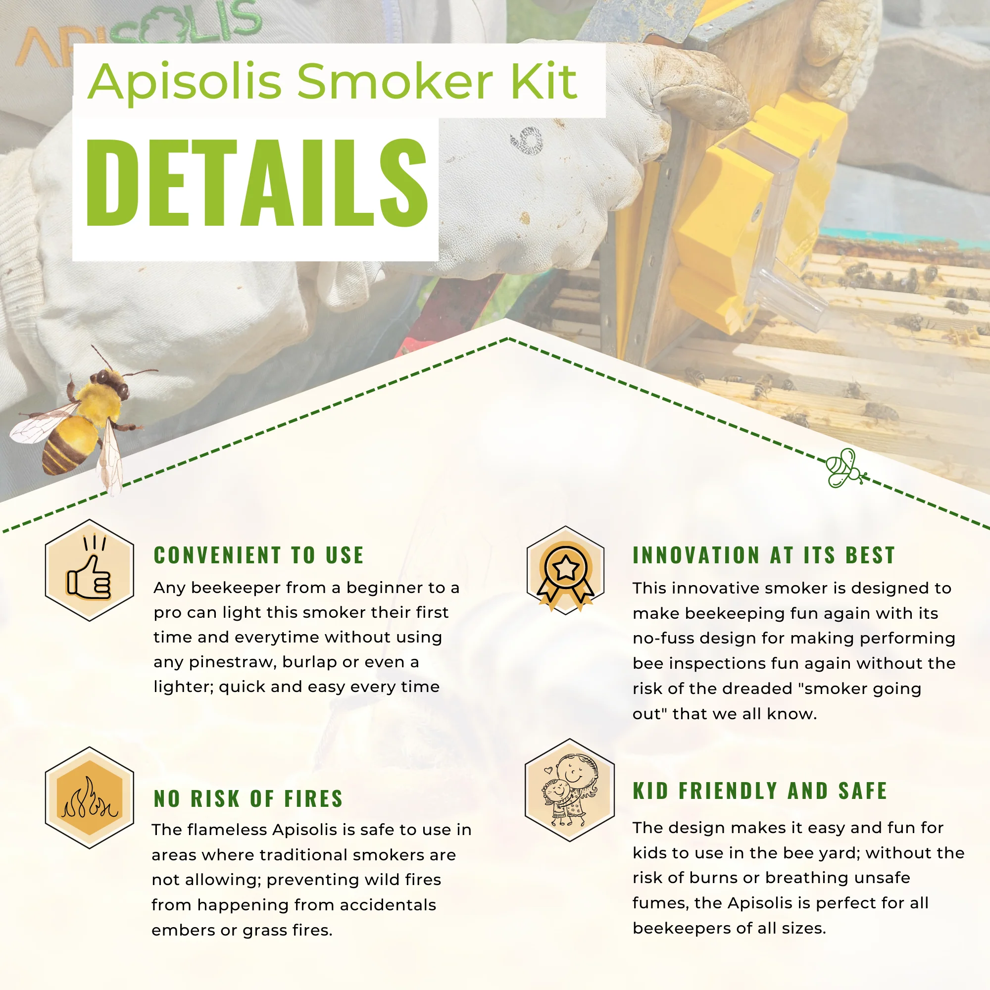 Apisolis Flameless Smoker - Image 2