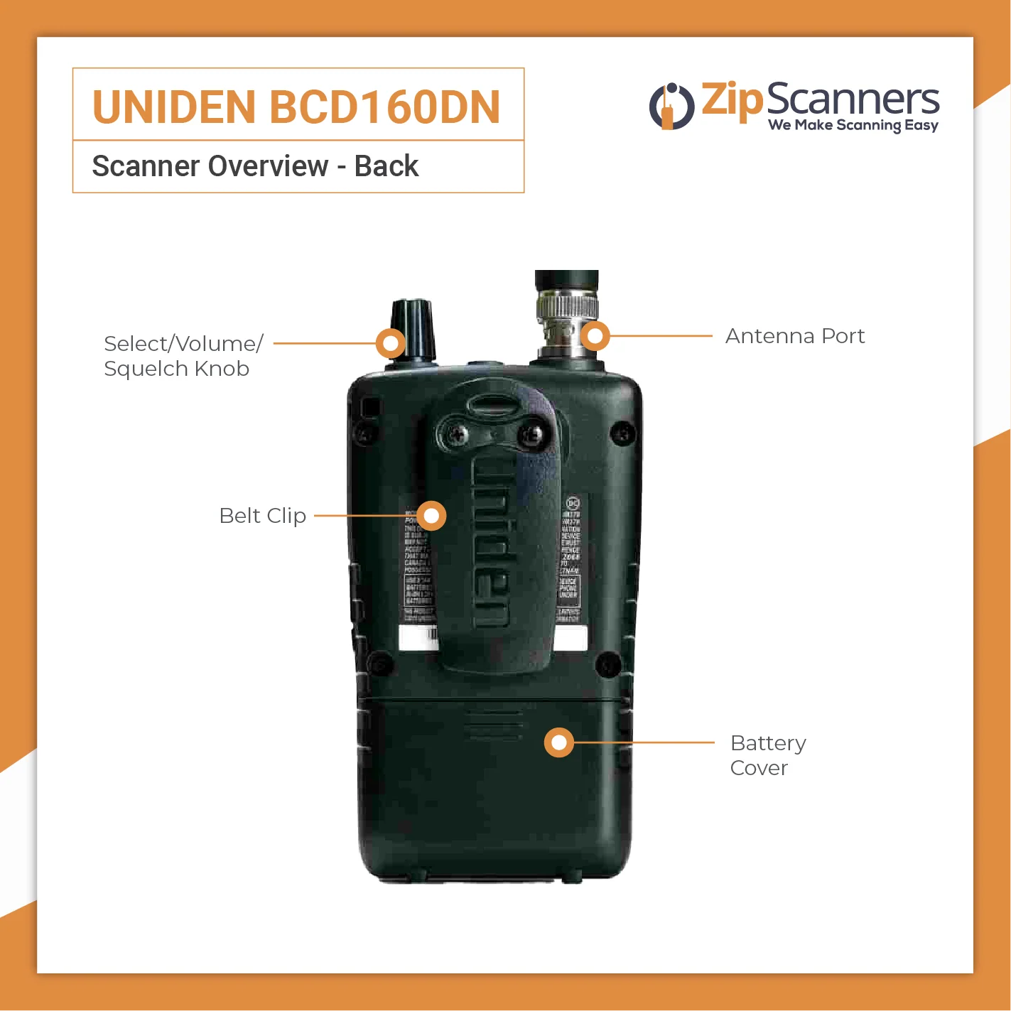BCD160DN Uniden Police Scanner - Image 4