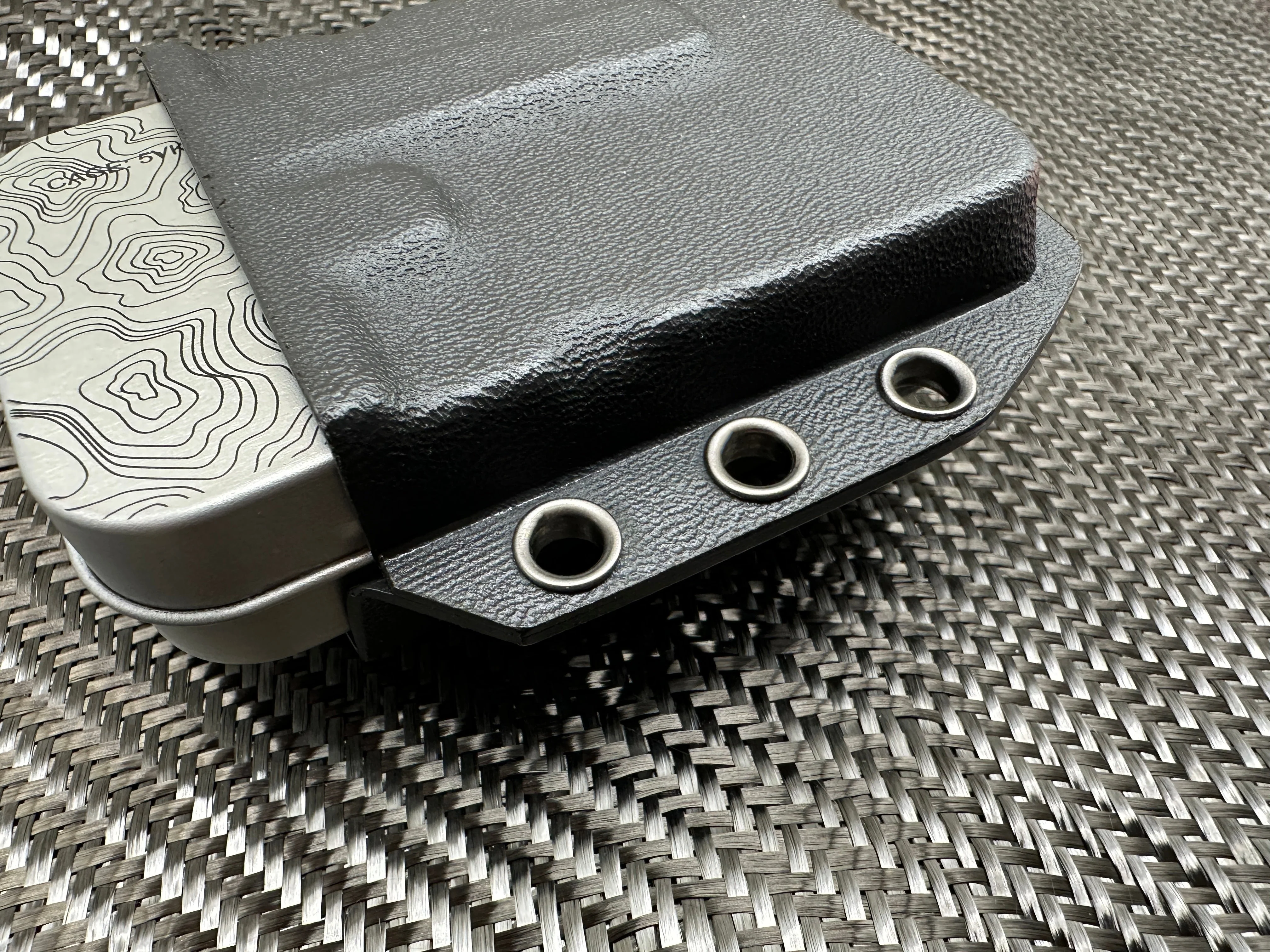 BIG - Kydex Belt Holster For Large Industrial Strength Tin - Image 12