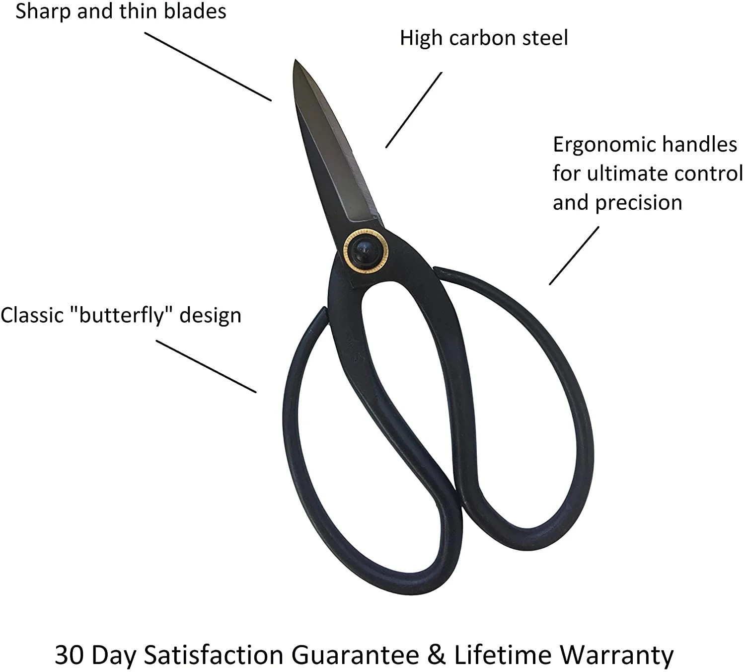 Bonsai Pruning Shears Scissors 180mm - Image 2
