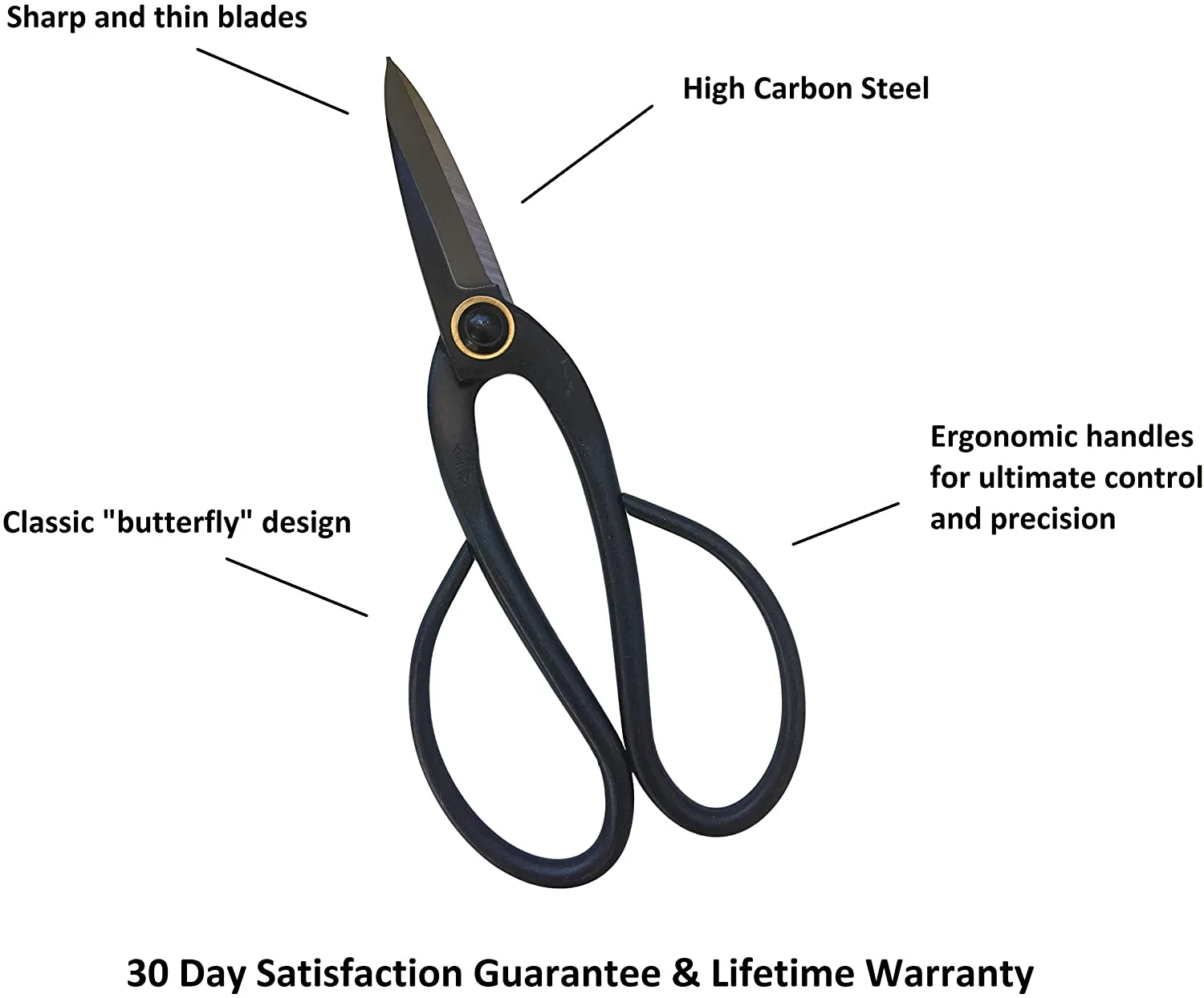 Bonsai Pruning Shears Scissors 200mm - Image 2