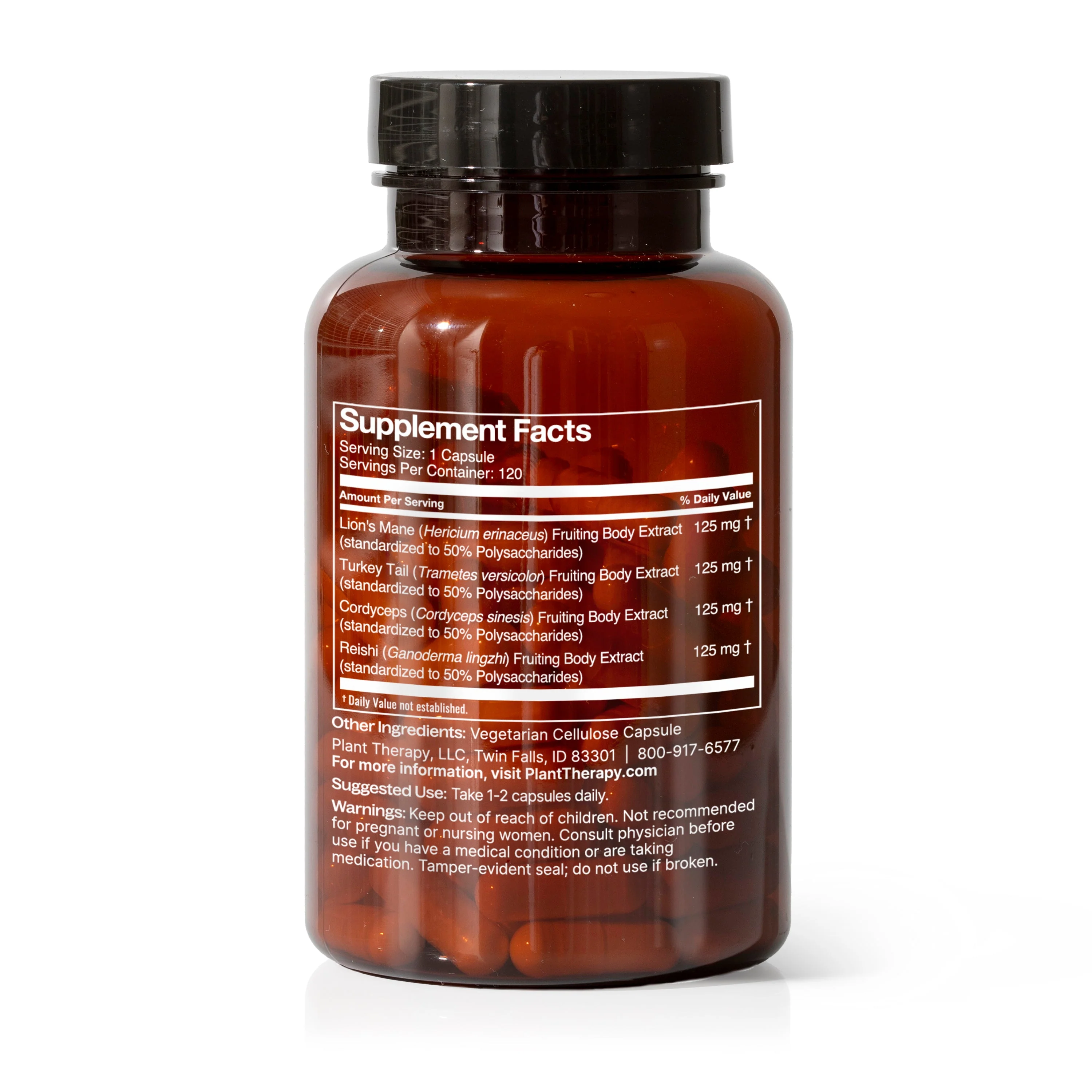 Brain Boost Herbal Supplement - 120 Capsules - Image 9