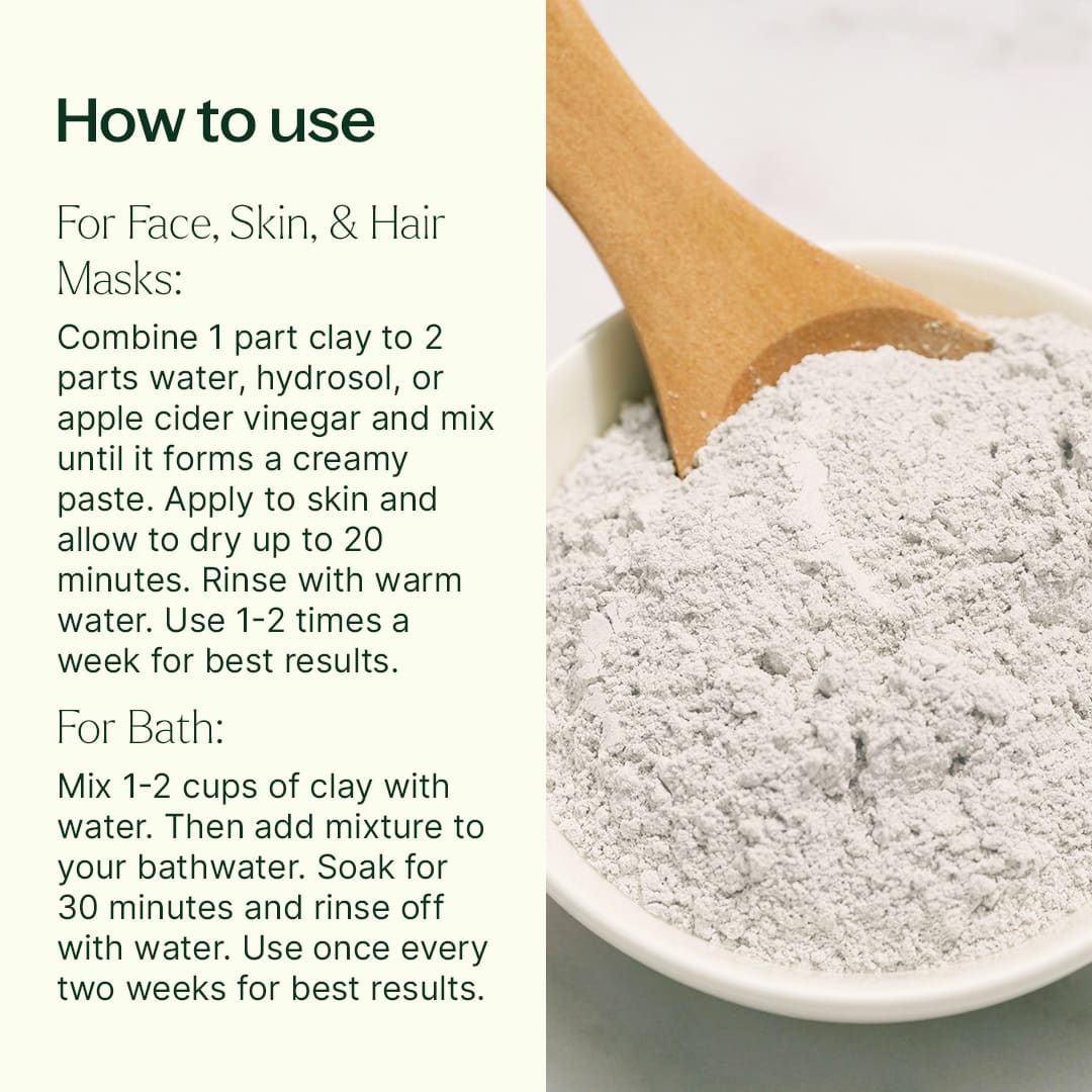 Calcium Bentonite Clay 16 oz - Image 3