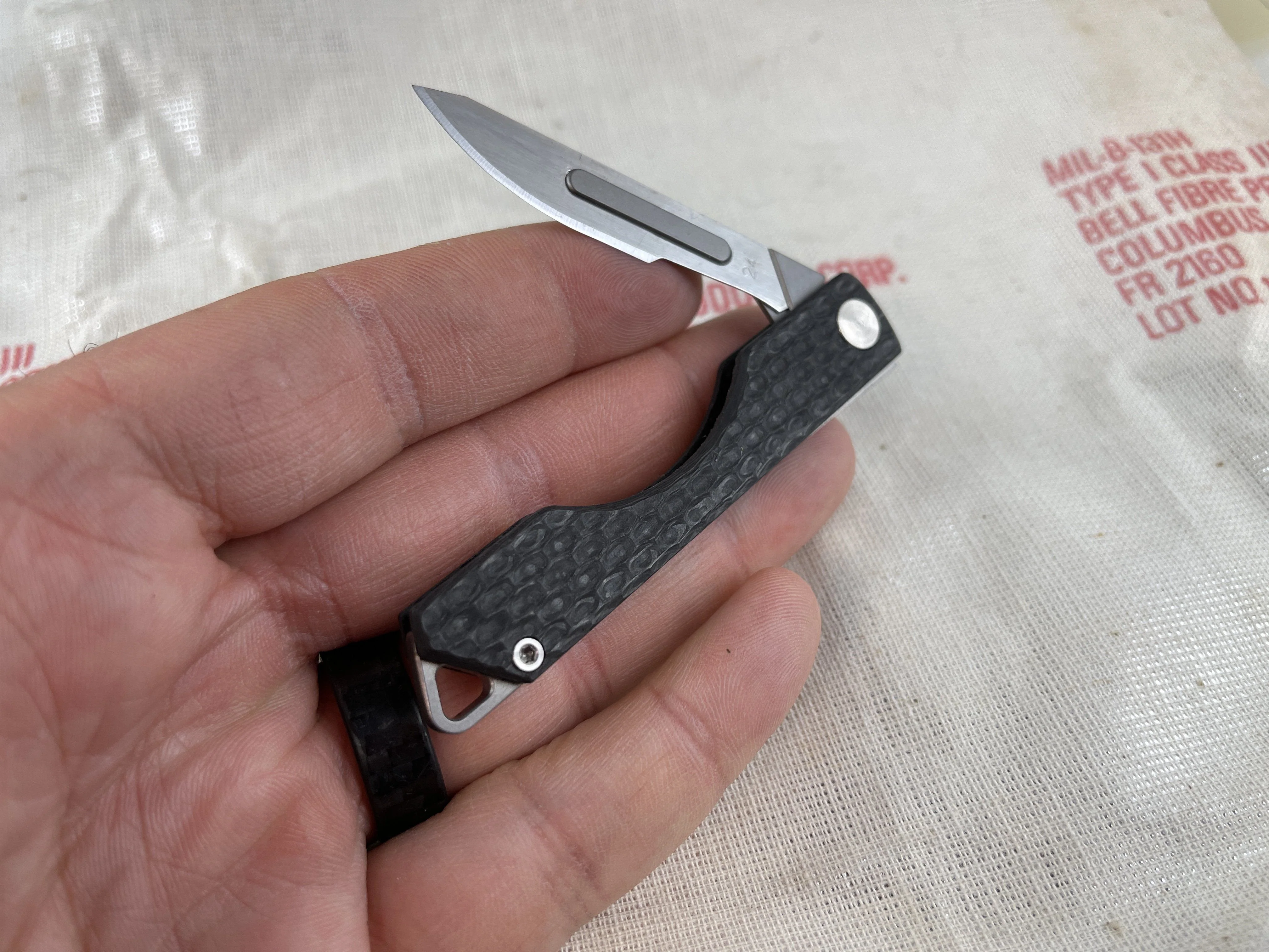Carbon Fiber Folding Craft Scalpel Knife - Image 16