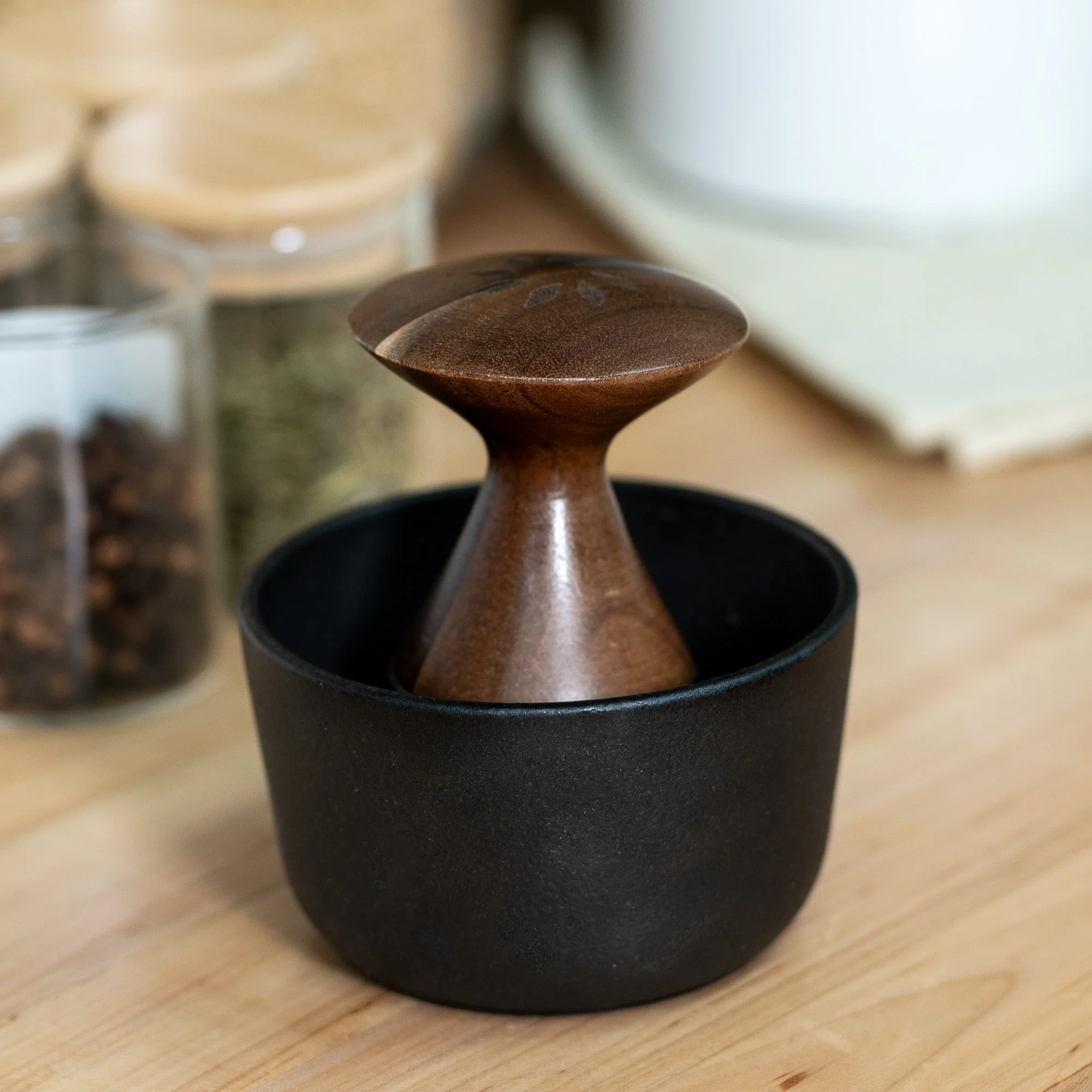 Cast Iron Mortar & Pestle - Image 5