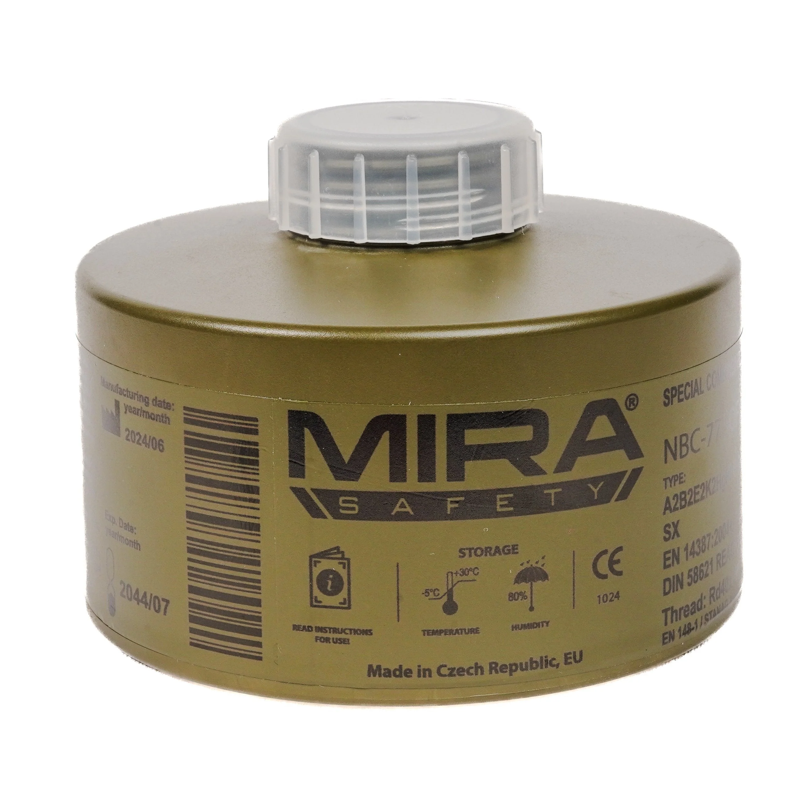 CBRN Gas Mask Filter NBC-77 SOF 40mm Thread - 20 Year Shelf Life - Image 4