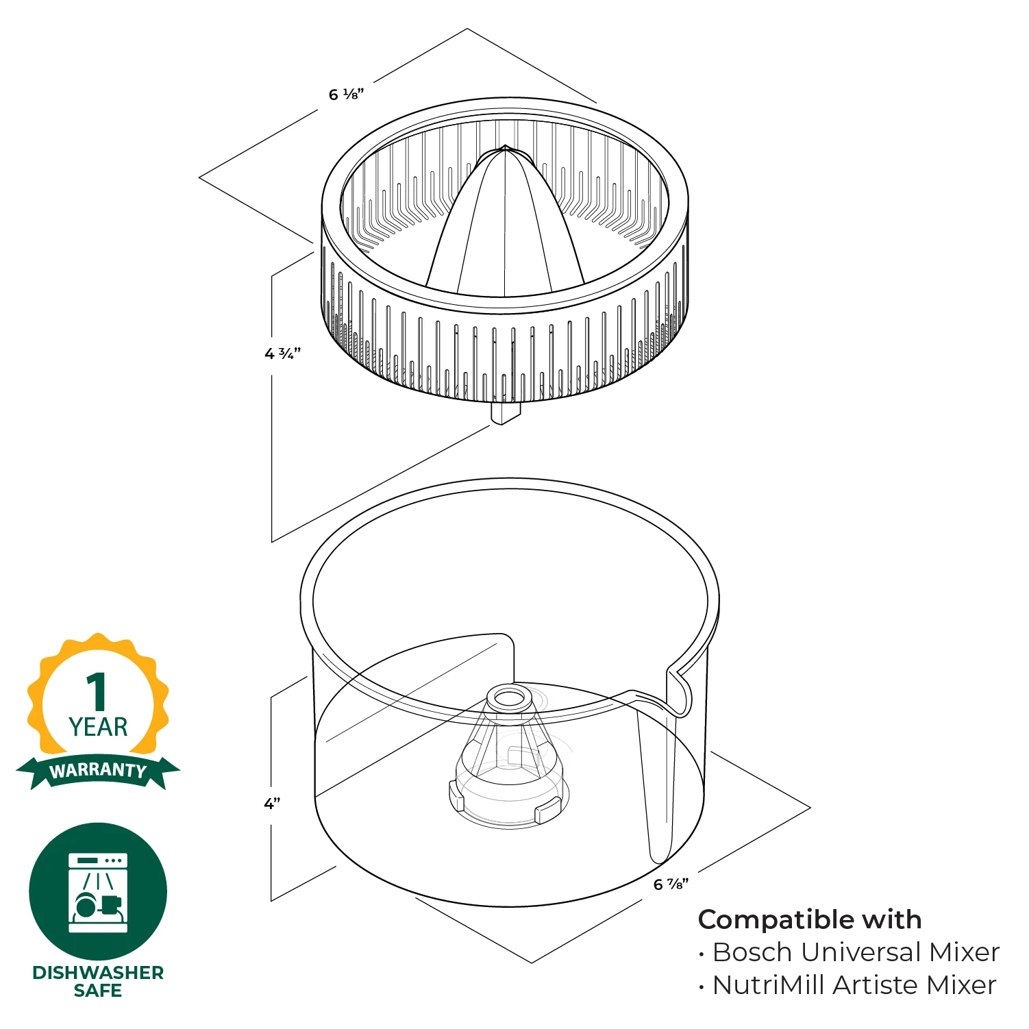 Citrus Juicer Attachment - Image 4