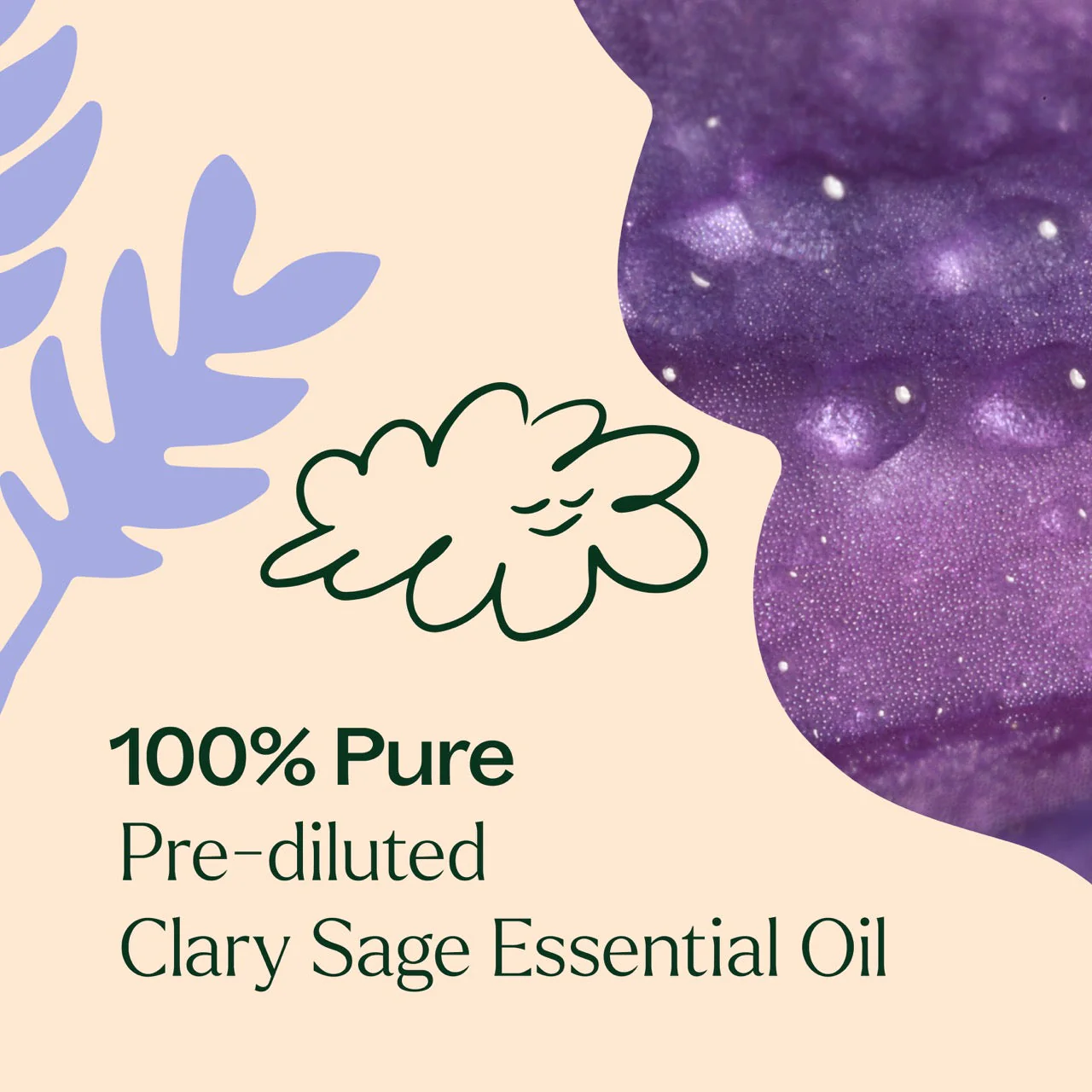 Clary Sage Essential Oil Pre-Diluted Roll-On - Image 3