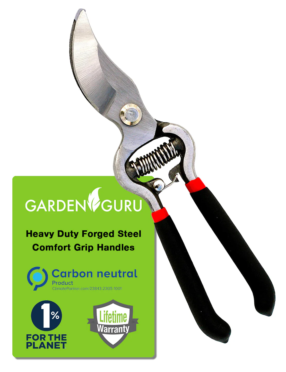 Classic Bypass Pruning Shears Clippers (Black) - Image 2
