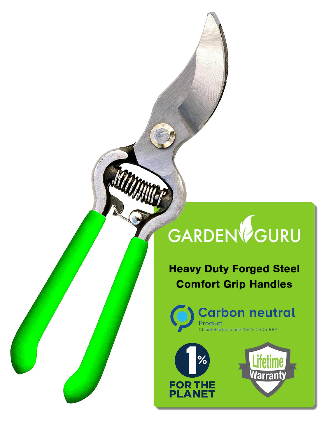 Classic Bypass Pruning Shears Clippers (Green) - Image 2
