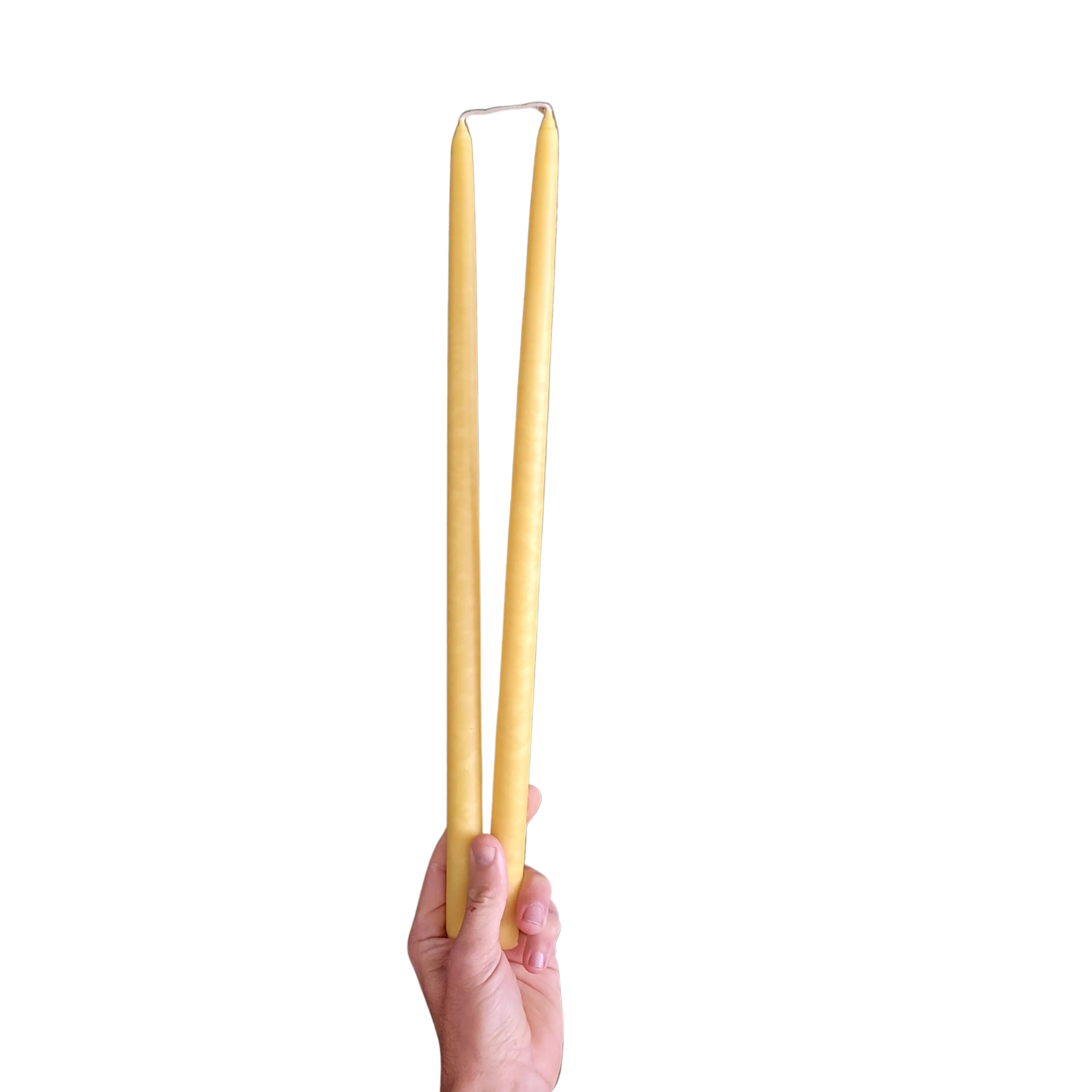 Classic Taper Beeswax Candles - Image 3