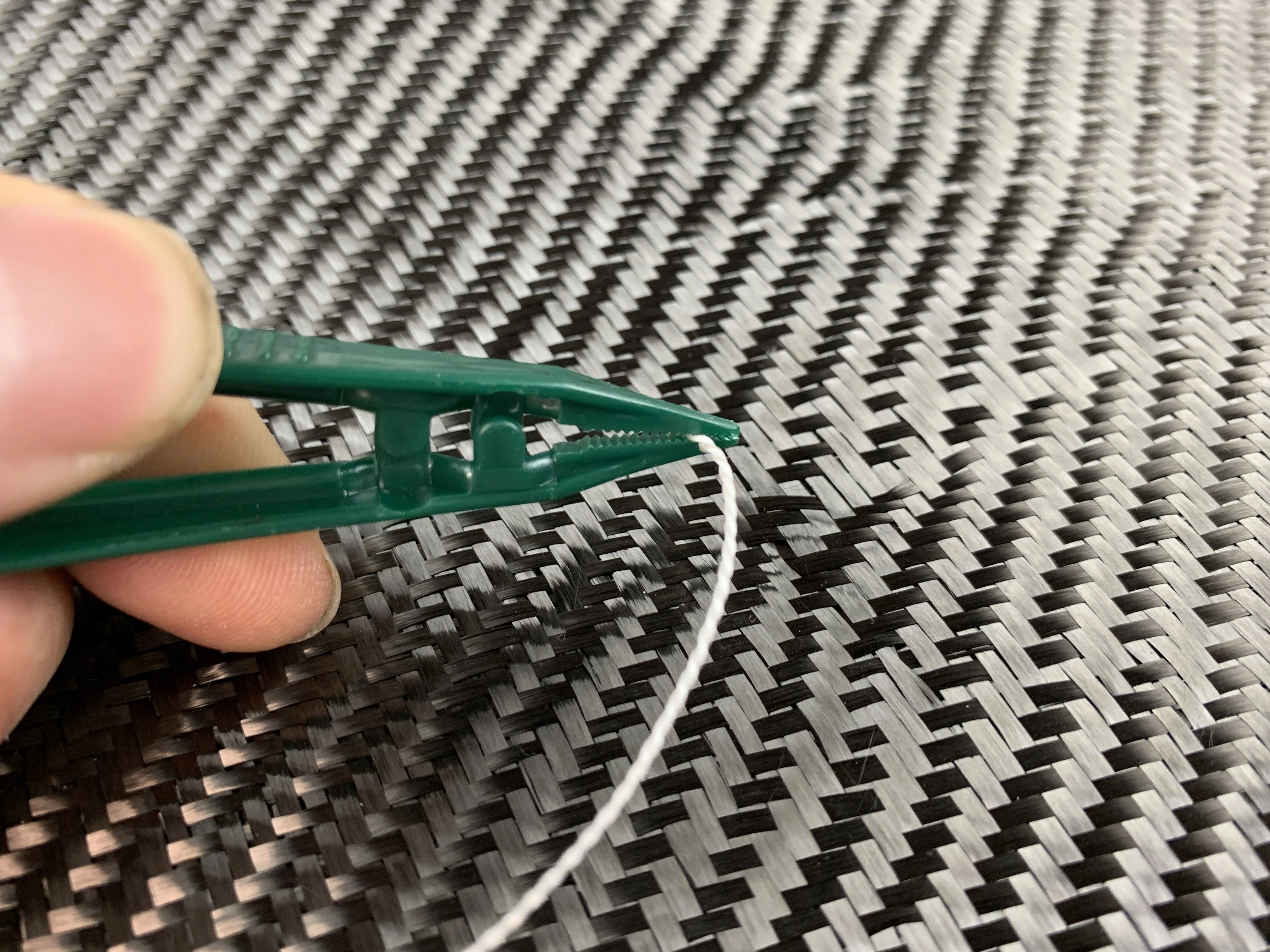 Composite Resin Disposable Tweezer OD Green - Image 6