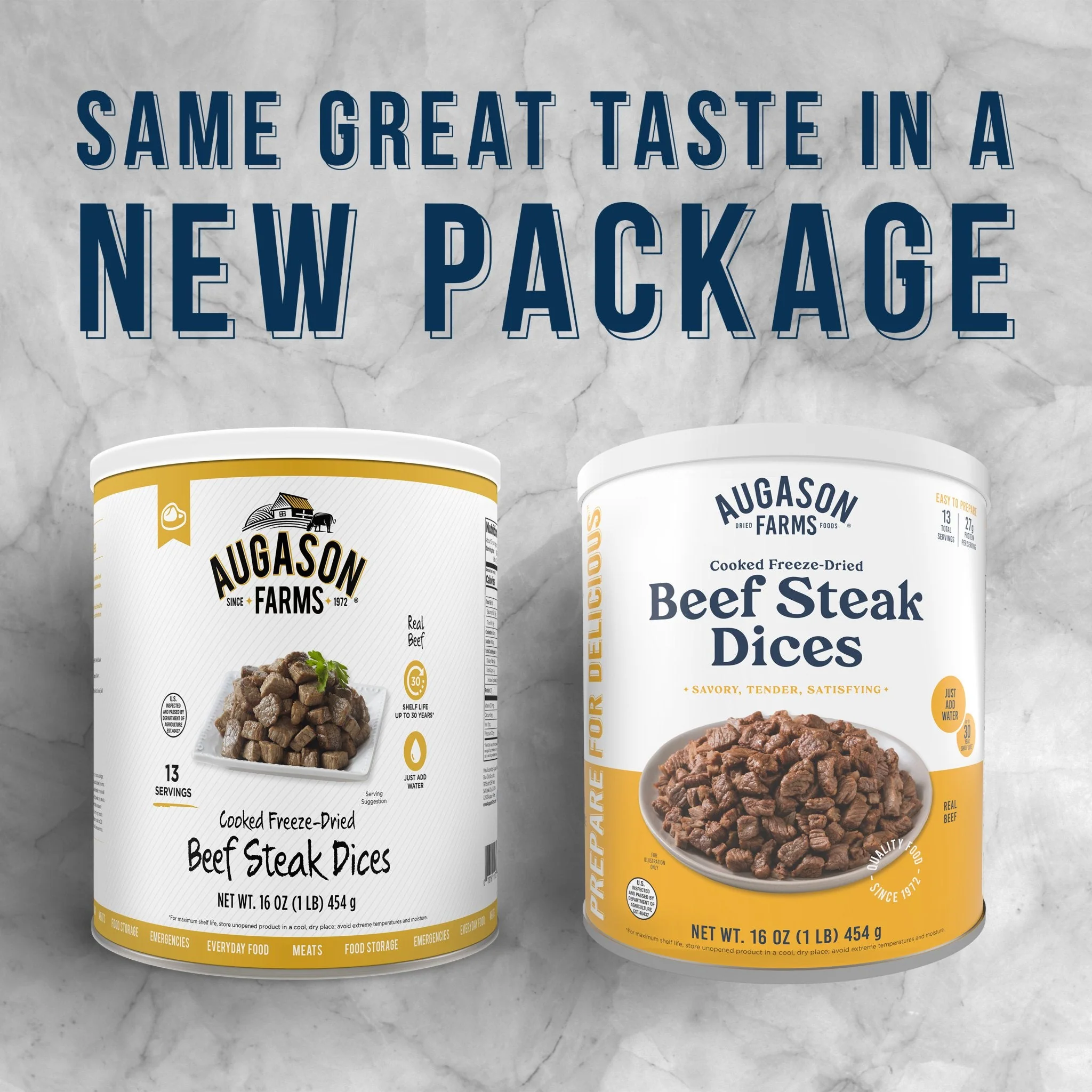 Cooked Freeze Dried Beef Steak Dices Can, 13 Servings - Image 4