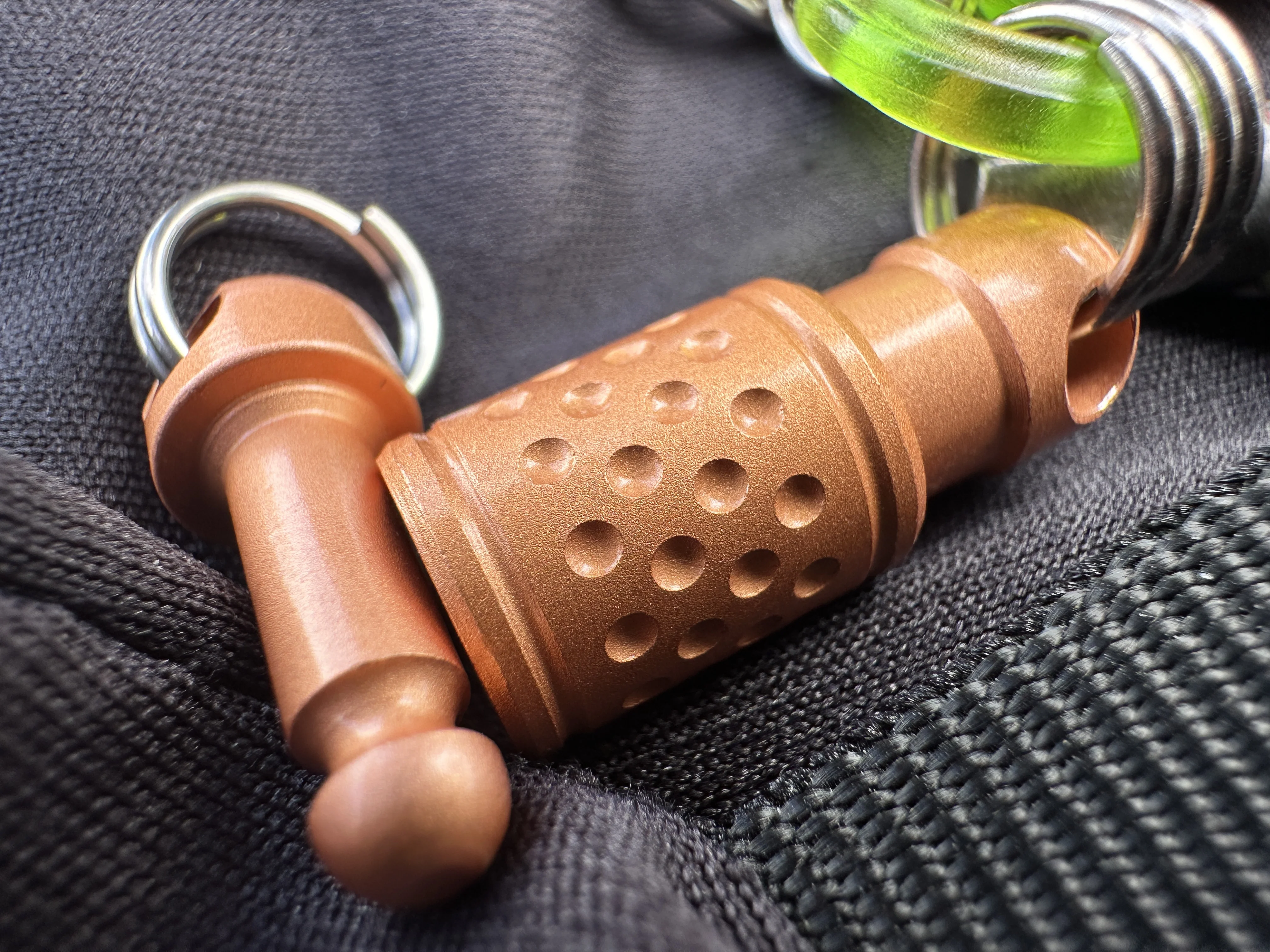 Copper QD Kwik Release Keychain Coupler - Sale! - Image 2
