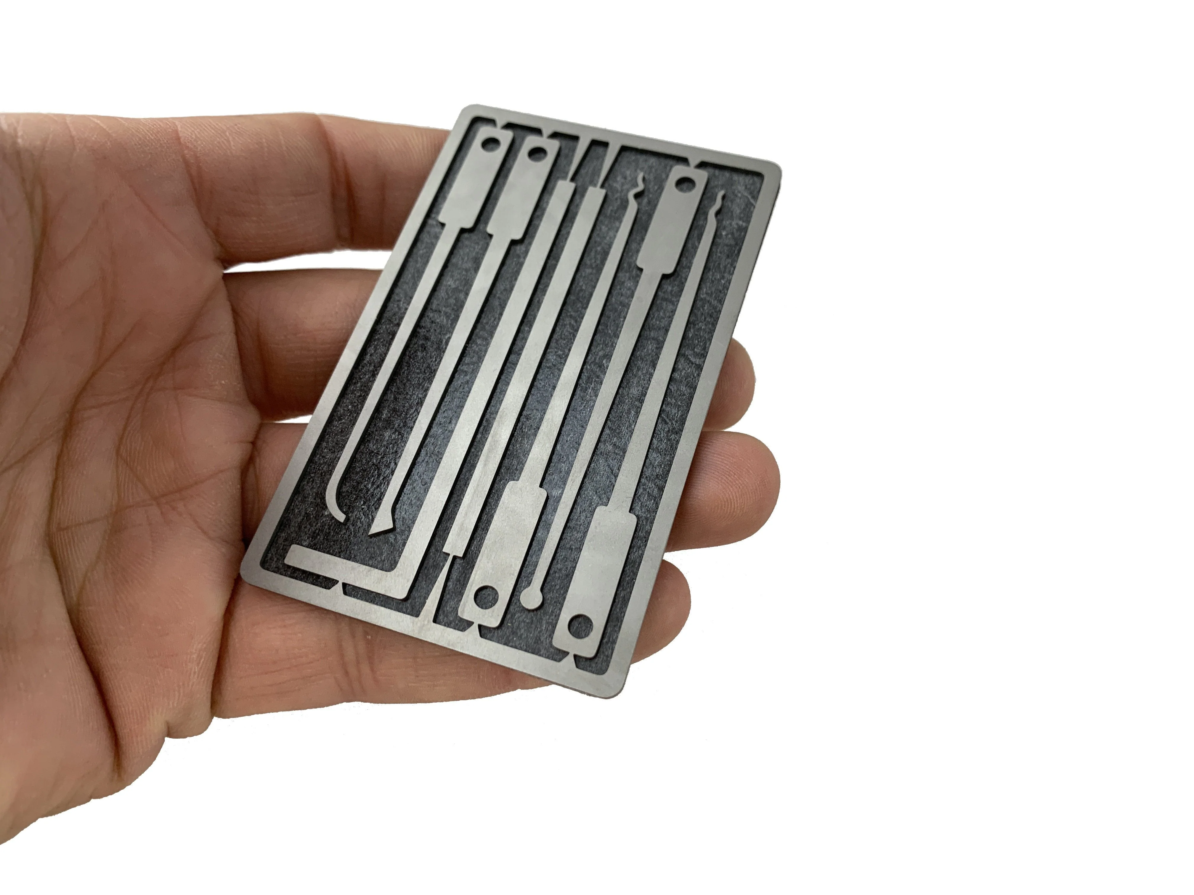 Covert Titanium Lock Pick Manipulation Card - Image 2