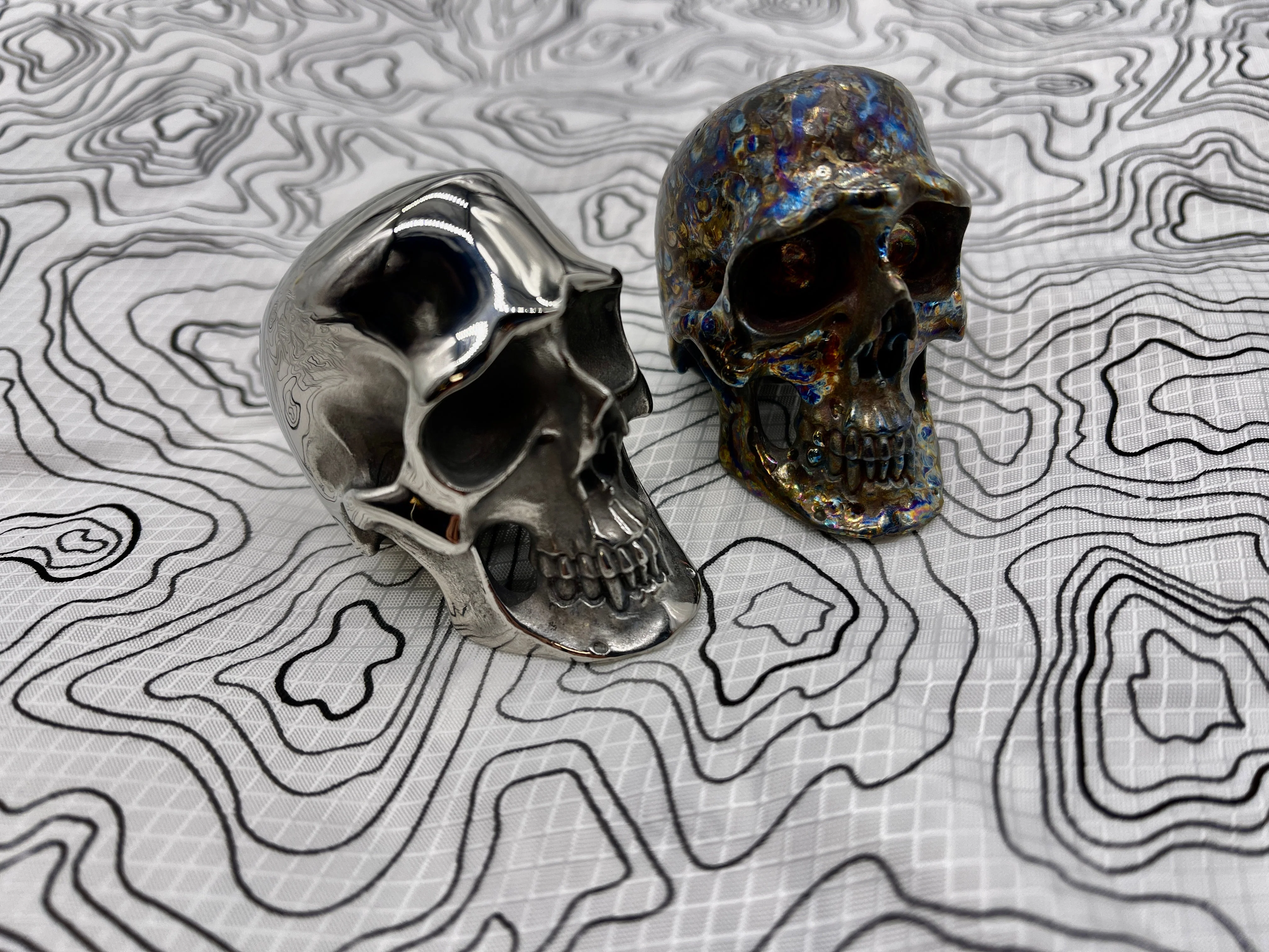 Custom Titanium Colossus Skull by Tony Fabrioli ( Limited Run! ) - Image 10