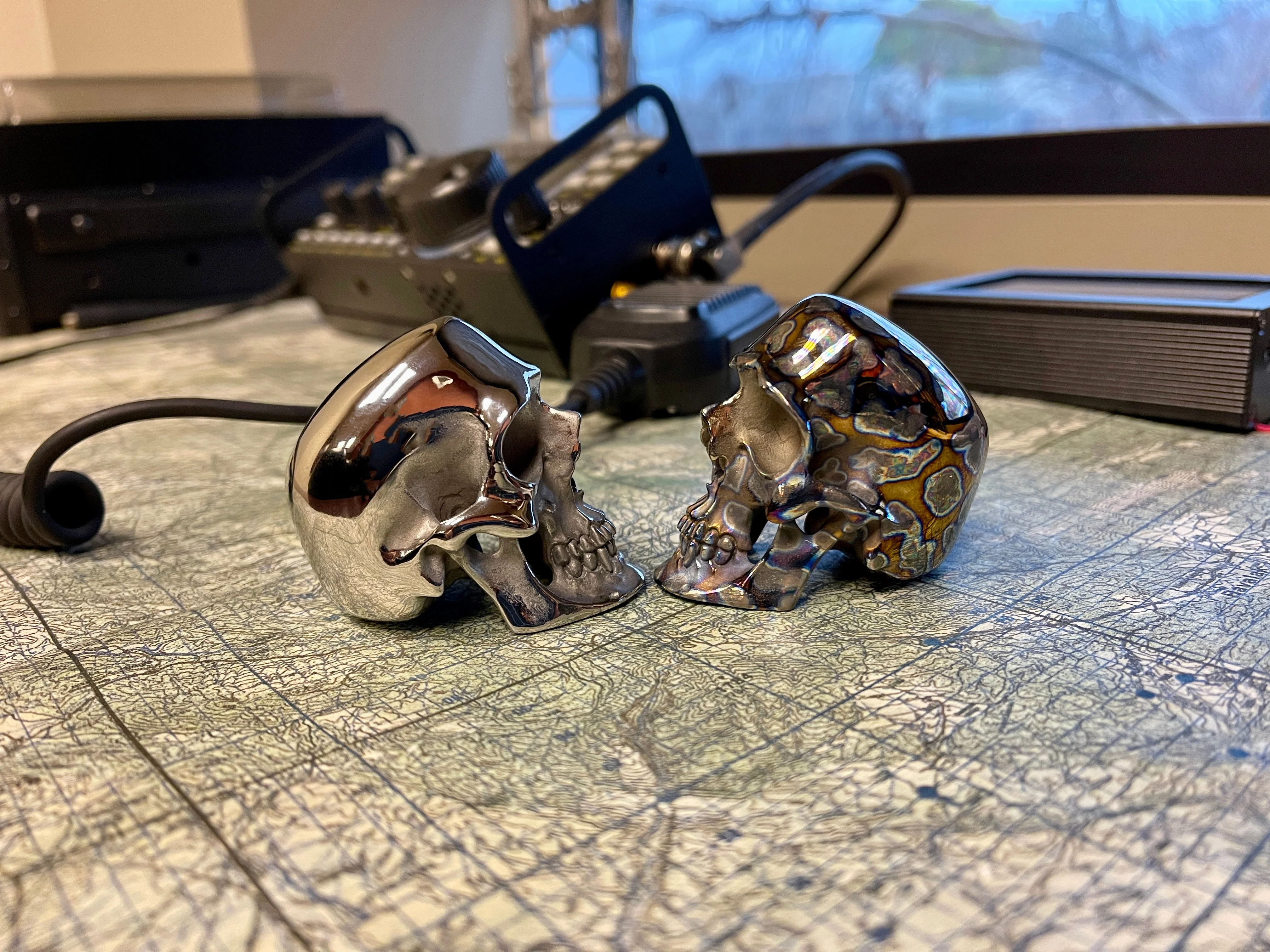 Custom Titanium Colossus Skull by Tony Fabrioli ( Limited Run! ) - Image 12