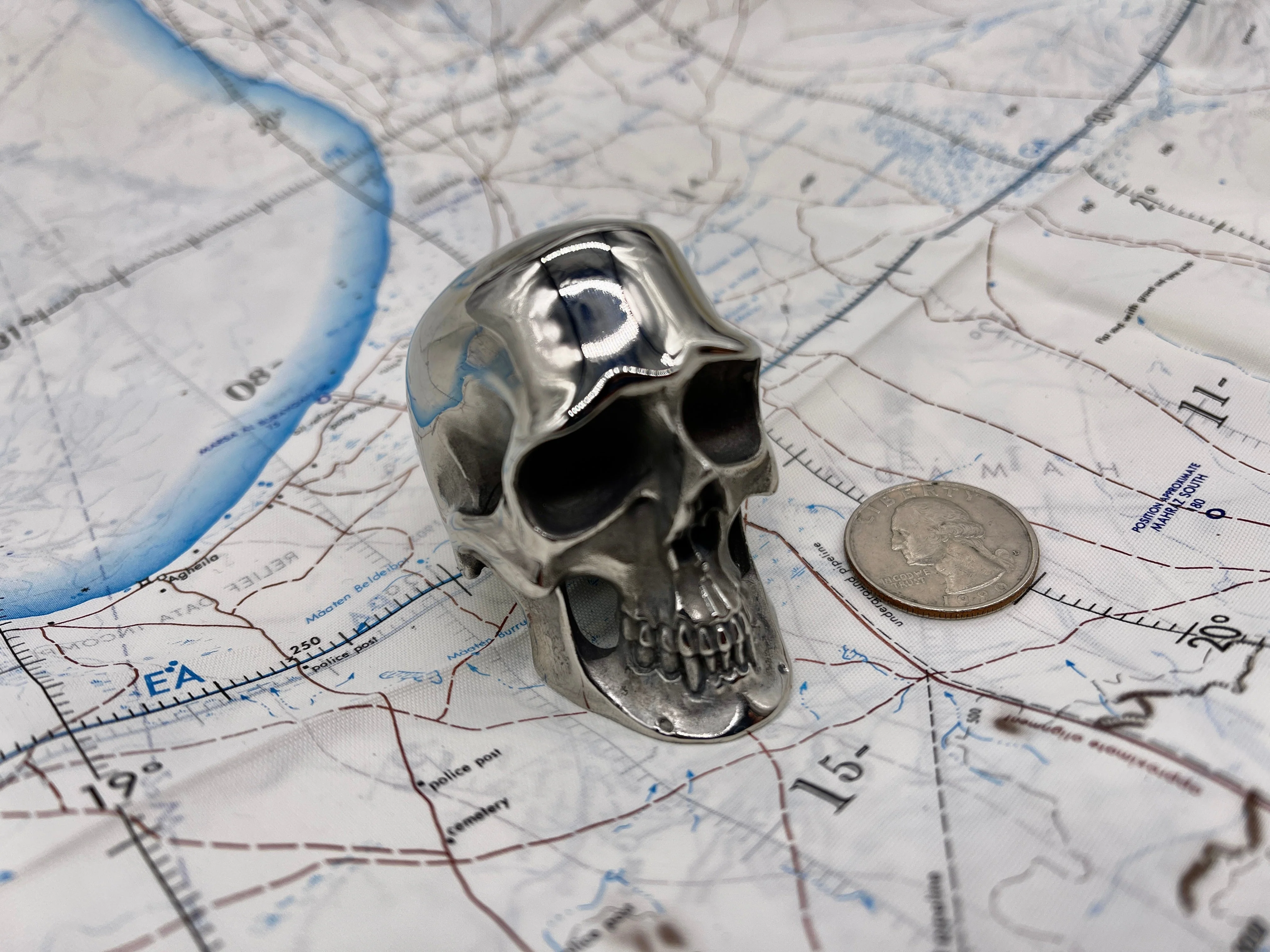 Custom Titanium Colossus Skull by Tony Fabrioli ( Limited Run! ) - Image 13