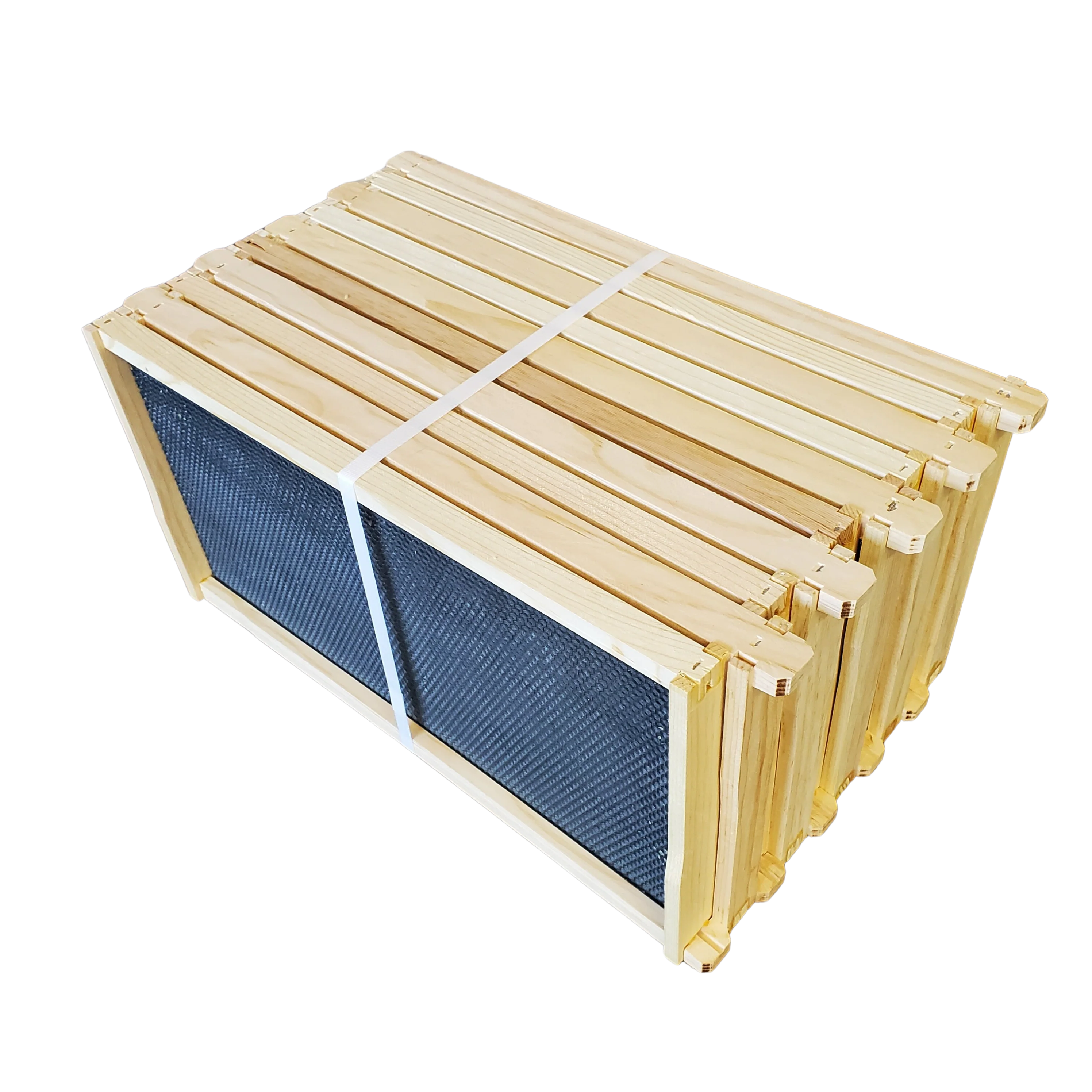 Deep 9 1/8-Inch Langsroth Frame, Grooved Top / Grooved Bottom With Double Wax Foundation - Image 3