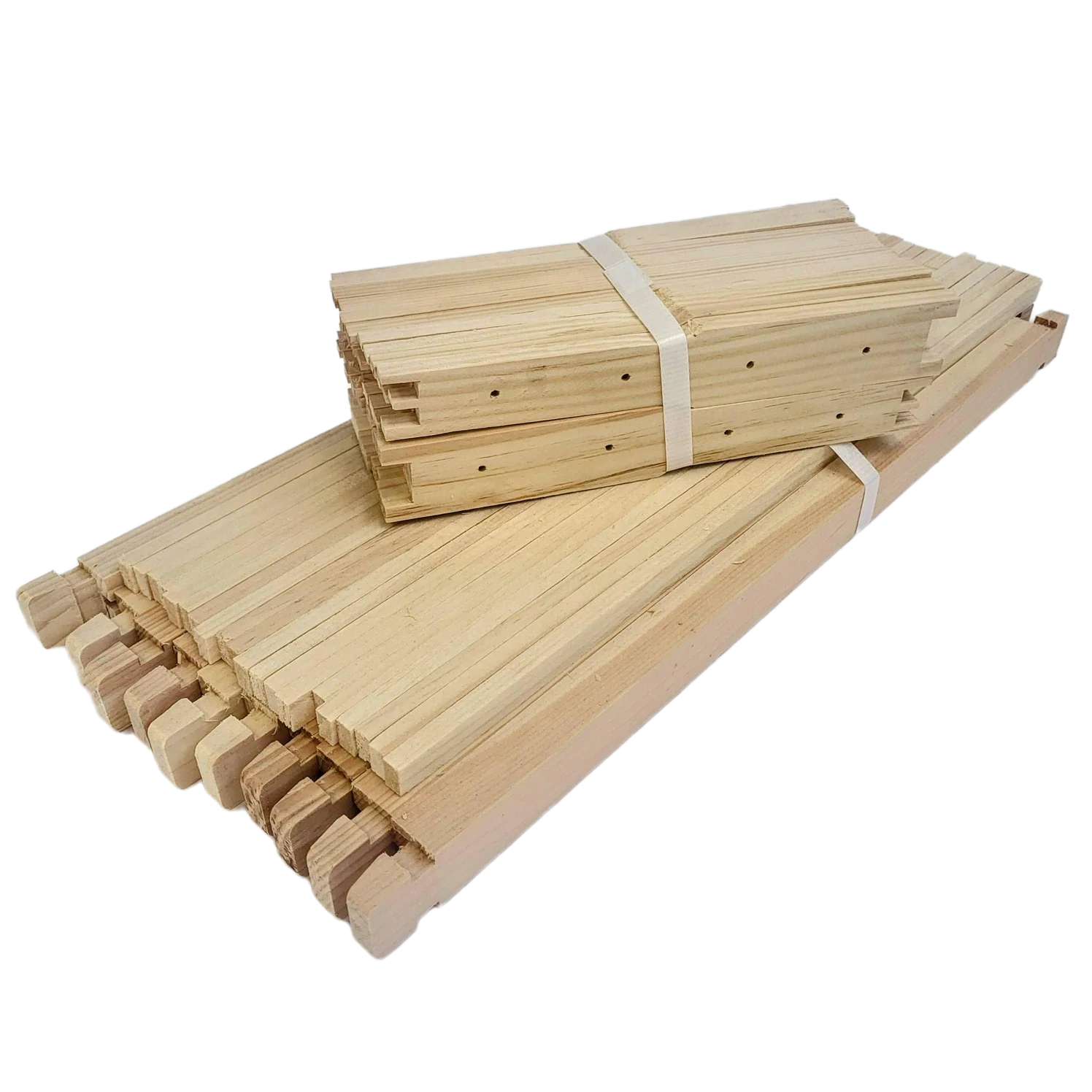 Deep 9 1/8 Inch Langstroth Frame, Wedged Top / Split Bottom with Holes