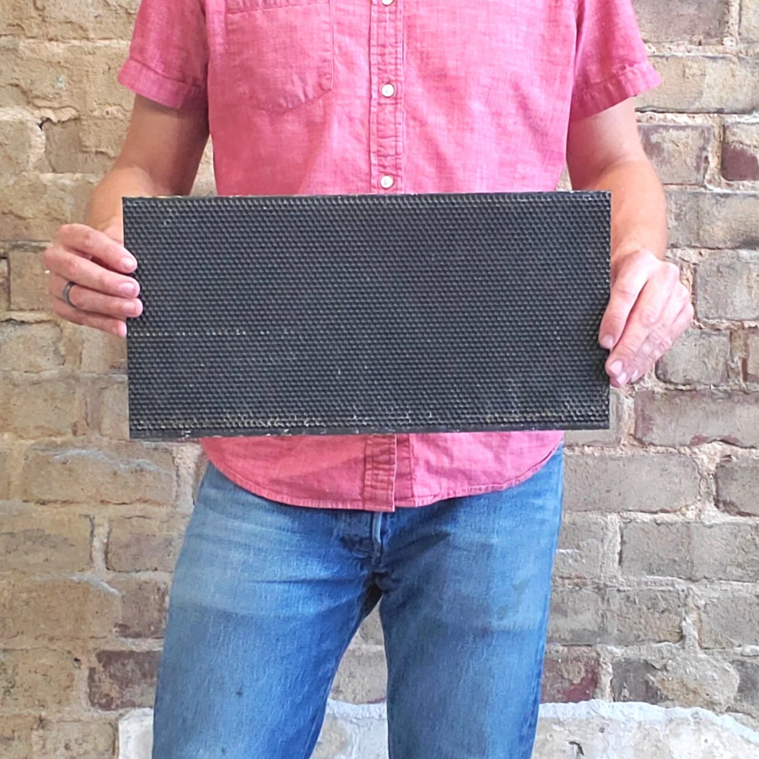 Deep, Black Plastic Foundation with Double Beeswax - Image 4