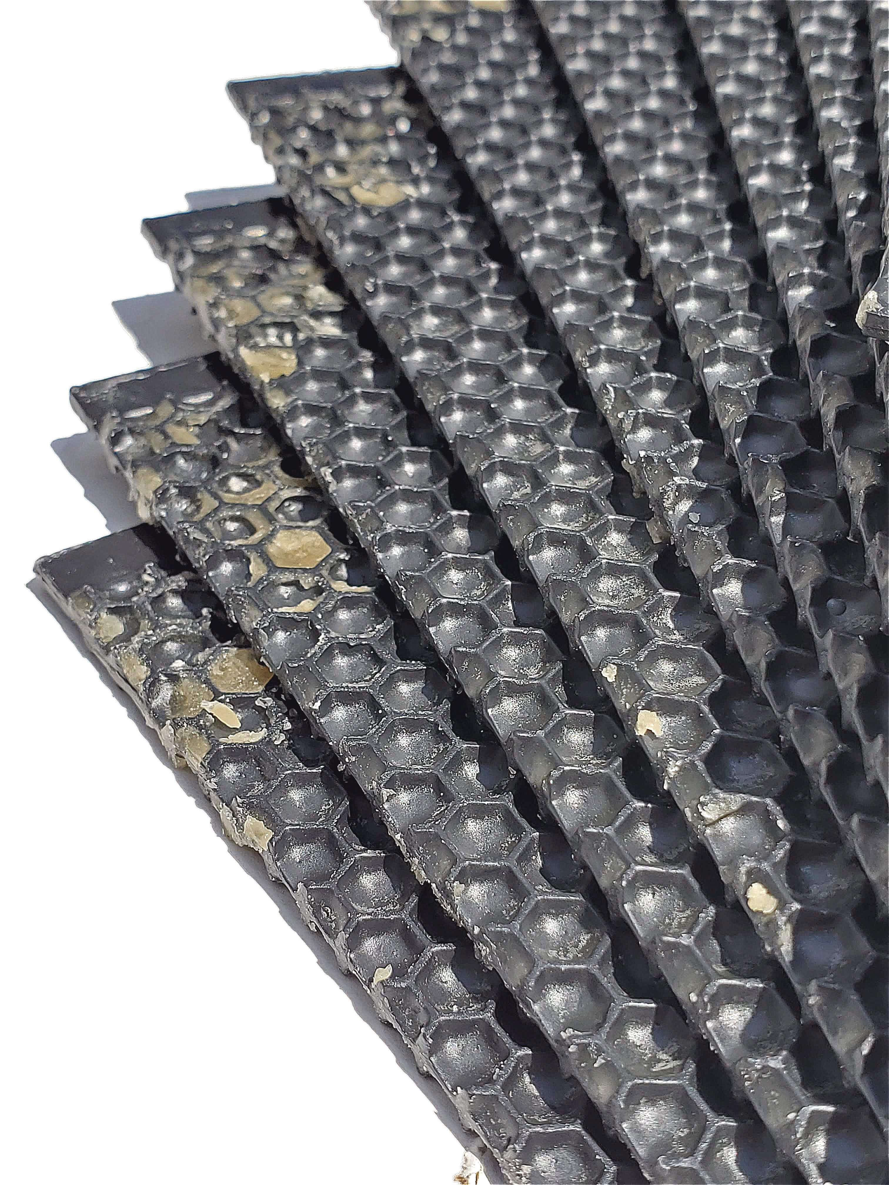 Deep, Black Plastic Foundation with Double Beeswax - Image 8
