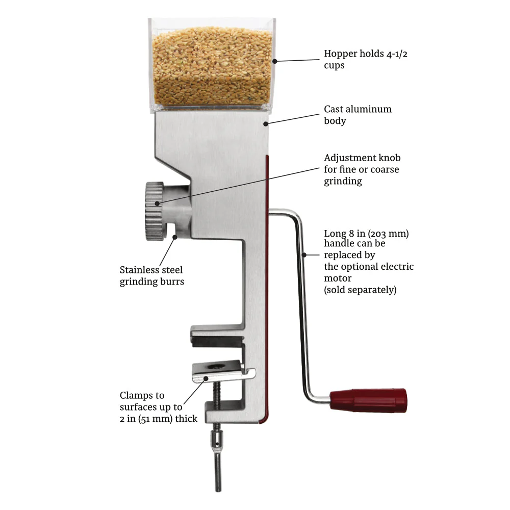 Deluxe Grain Mill - Multigrain Flour Mill - Image 5