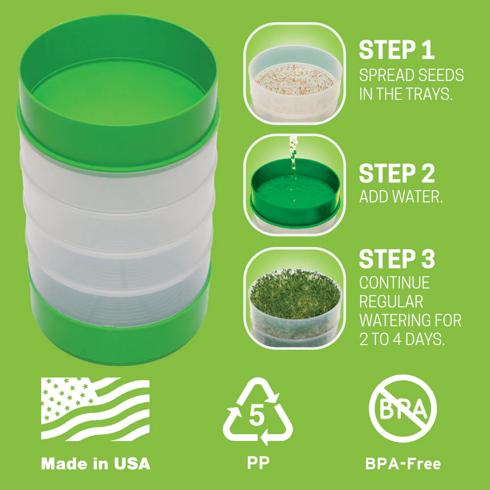 Deluxe Kitchen Crop Seed Sprouter - Image 5