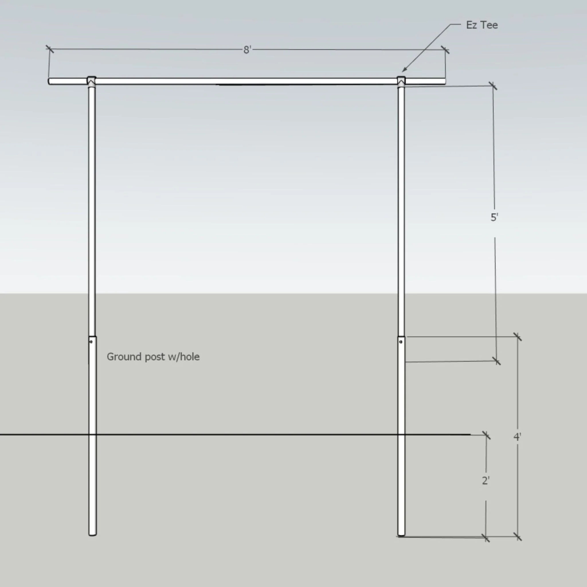 DIY Tomato Trellis | 1 3/8" Heavy Duty - Image 2