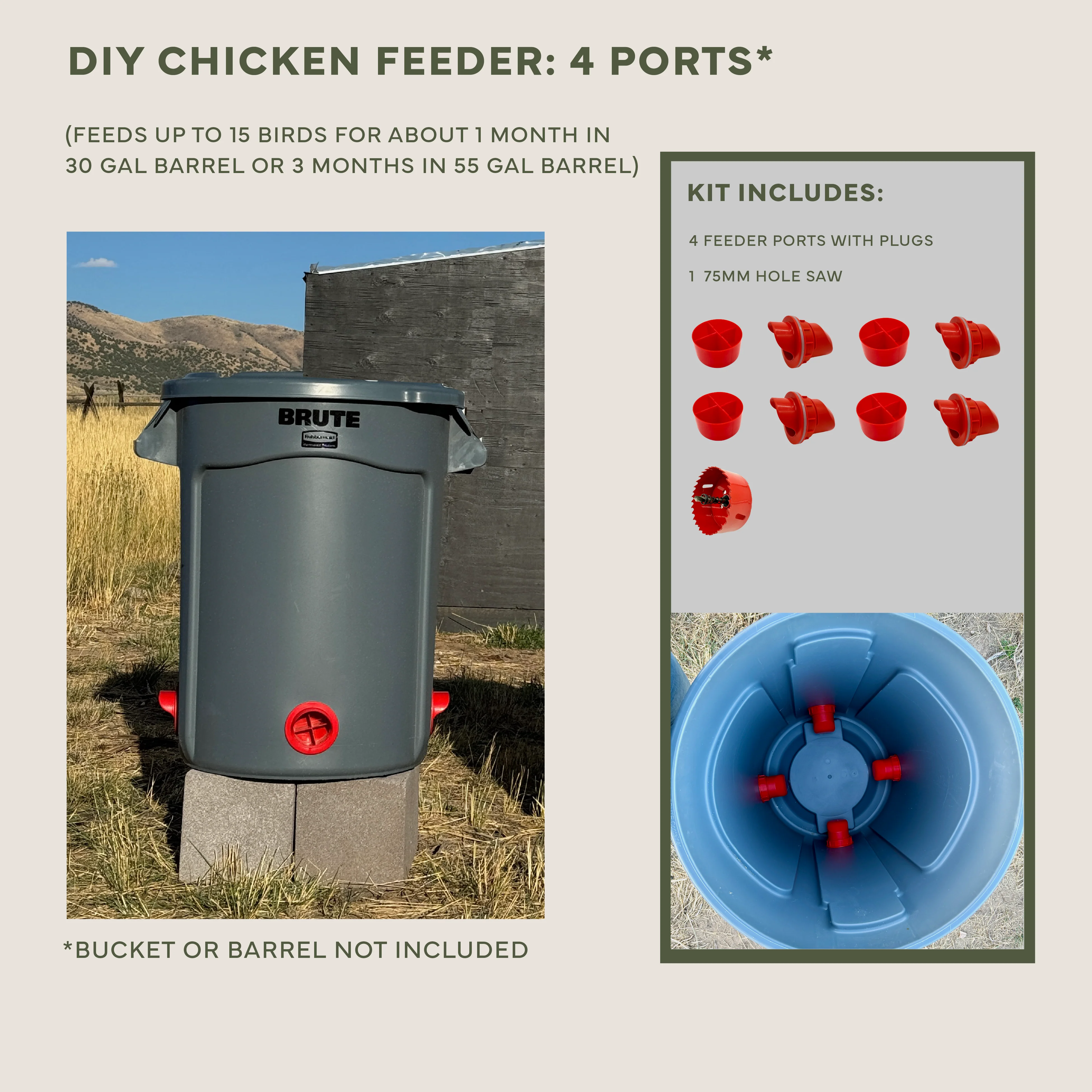 Easy Chicken Feeder and Automatic Chicken Waterer Kits – Chicken Chores Just Got 20X Easier - Image 10