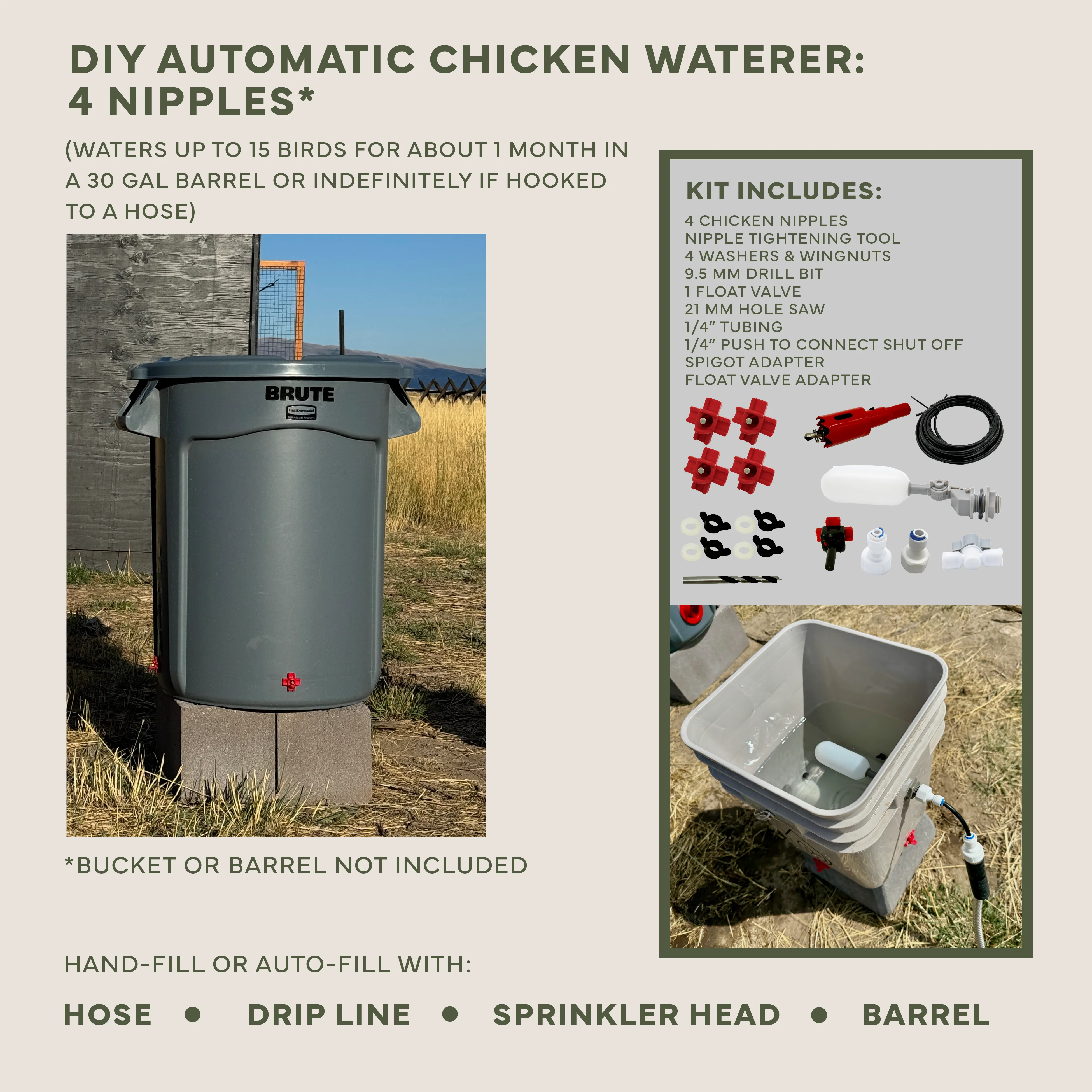 Easy Chicken Feeder and Automatic Chicken Waterer Kits – Chicken Chores Just Got 20X Easier - Image 11