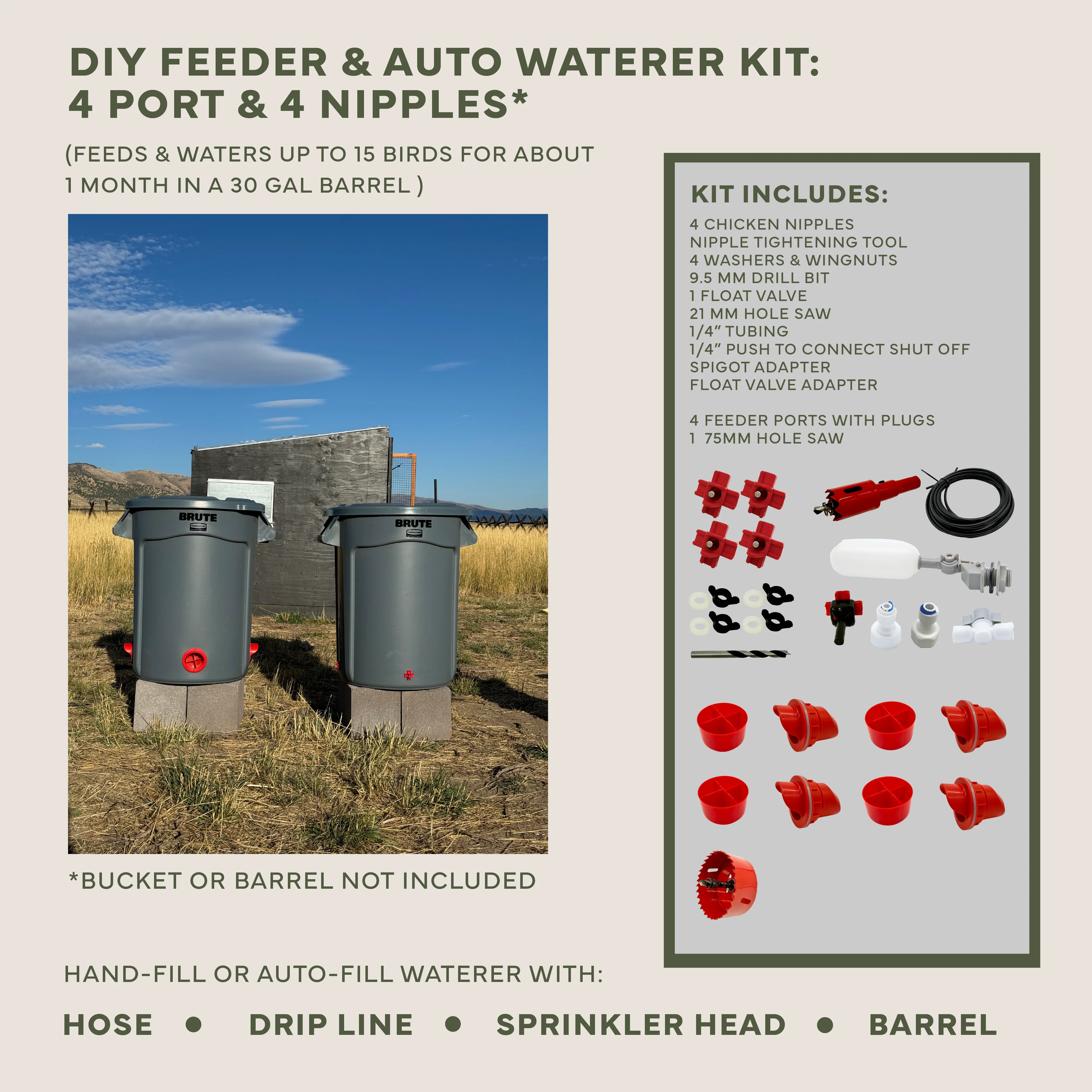 Easy Chicken Feeder and Automatic Chicken Waterer Kits – Chicken Chores Just Got 20X Easier - Image 12