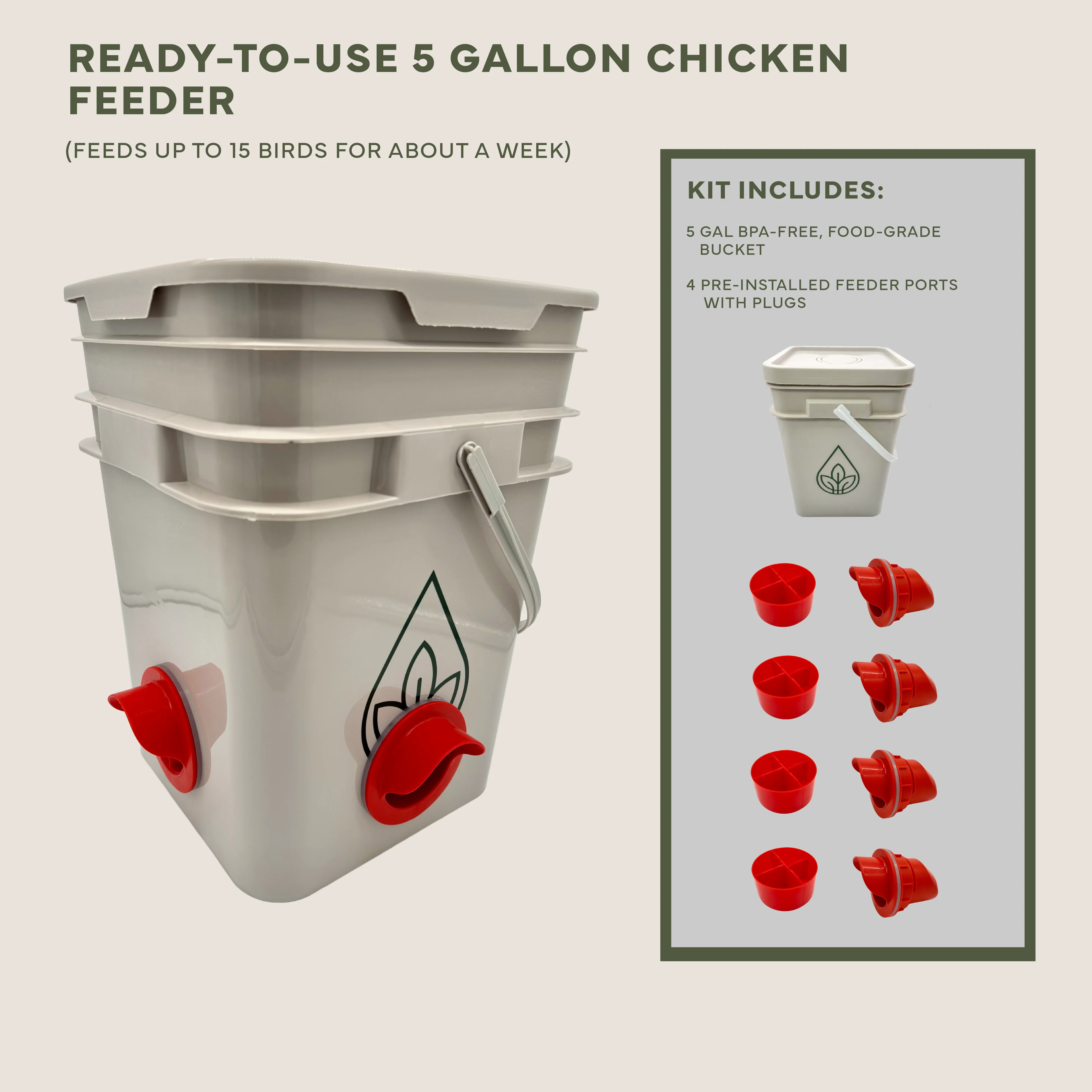 Easy Chicken Feeder and Automatic Chicken Waterer Kits – Chicken Chores Just Got 20X Easier - Image 7