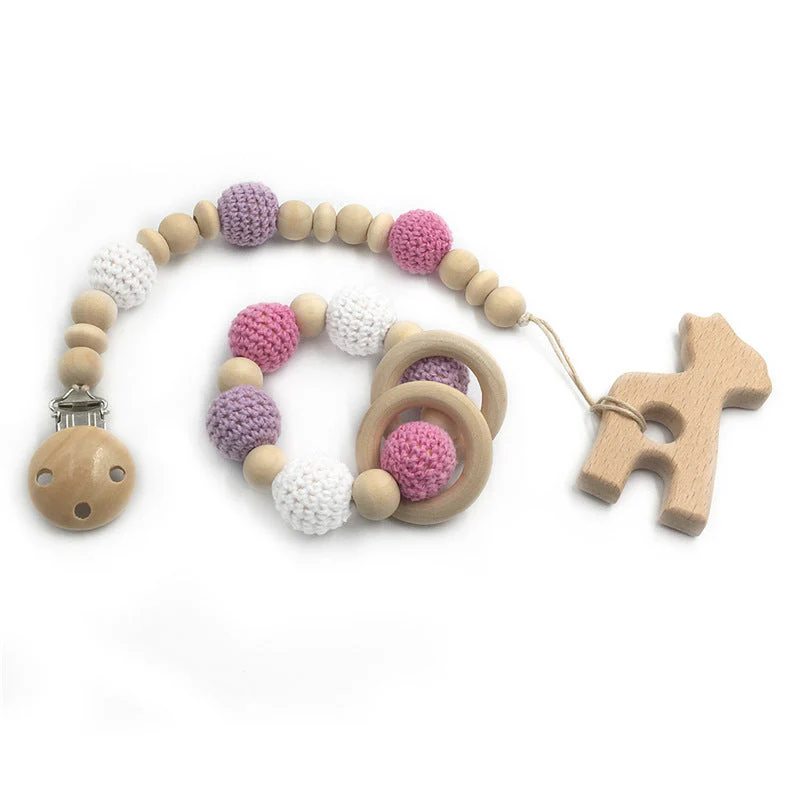 EcoTeether Organic Wooden Baby Teething Ring - Image 5