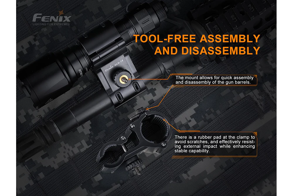 Fenix ALG-18 Flashlight Barrel Mount - Image 4