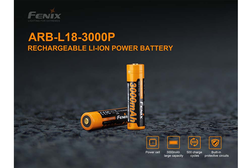 Fenix ARB-L18-3000P Rechargeable Li-ion Battery - Image 2
