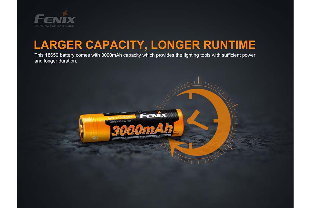 Fenix ARB-L18-3000P Rechargeable Li-ion Battery - Image 5