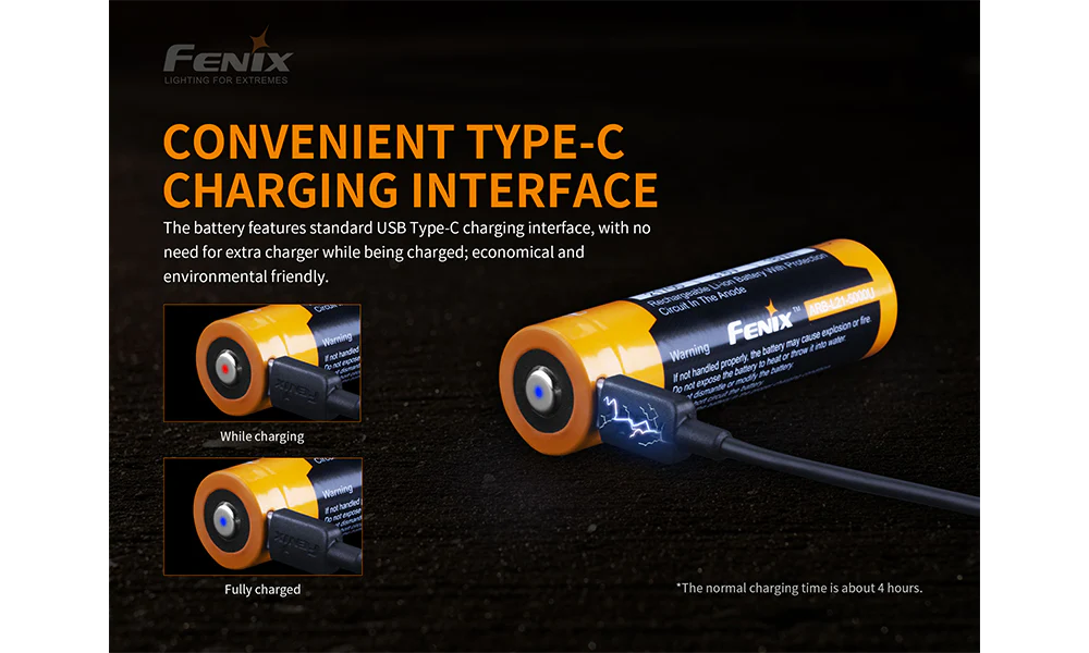 Fenix ARB-L21-5000U Rechargeable 21700 Battery - Image 2
