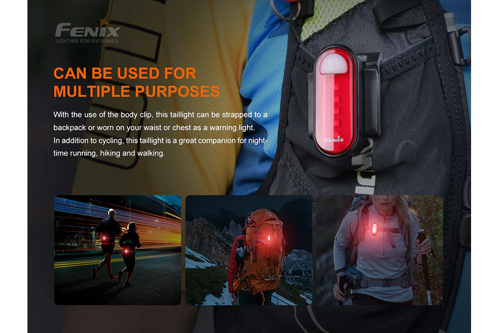 Fenix BC05R V2.0 Rechargeable Bicycle Tail Light - Image 14