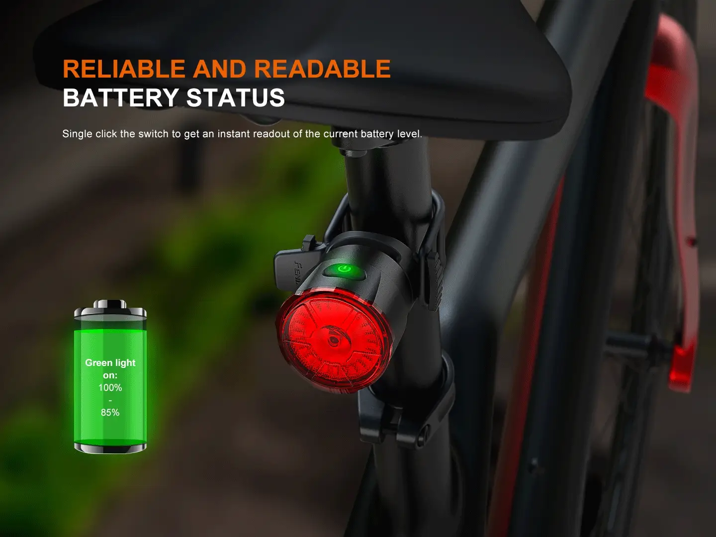 Fenix BC06R Smart-Brake Bicycle Taillight - Image 13